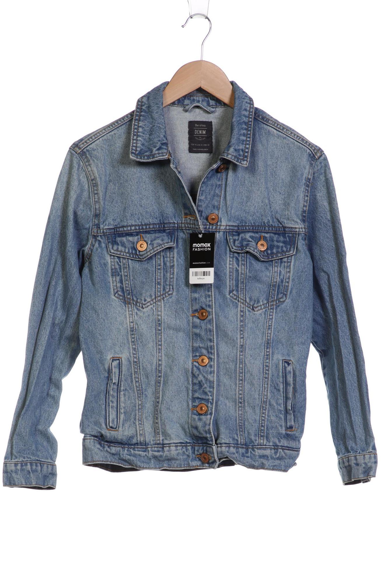 

bershka Damen Jacke, blau, Gr. 38
