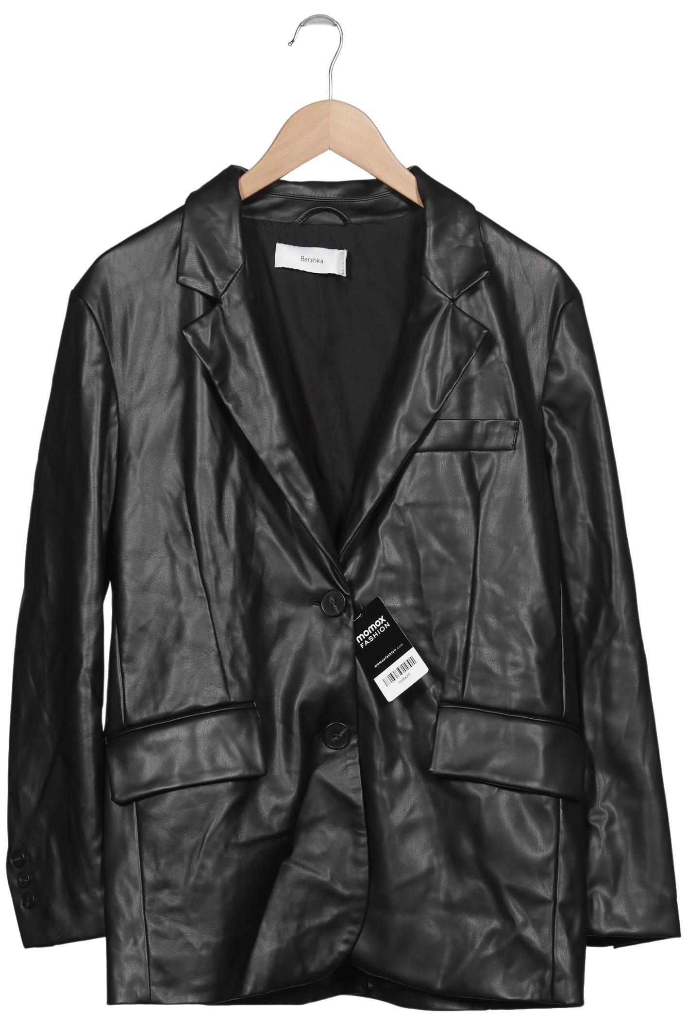 

bershka Damen Jacke, schwarz, Gr. 36