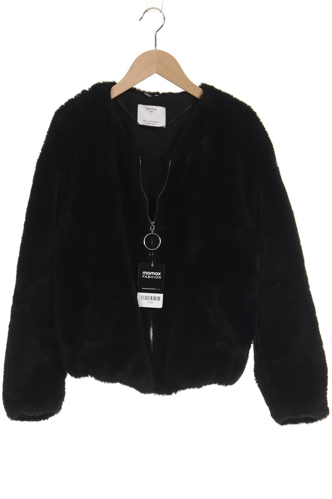 

bershka Damen Jacke, schwarz, Gr. 36