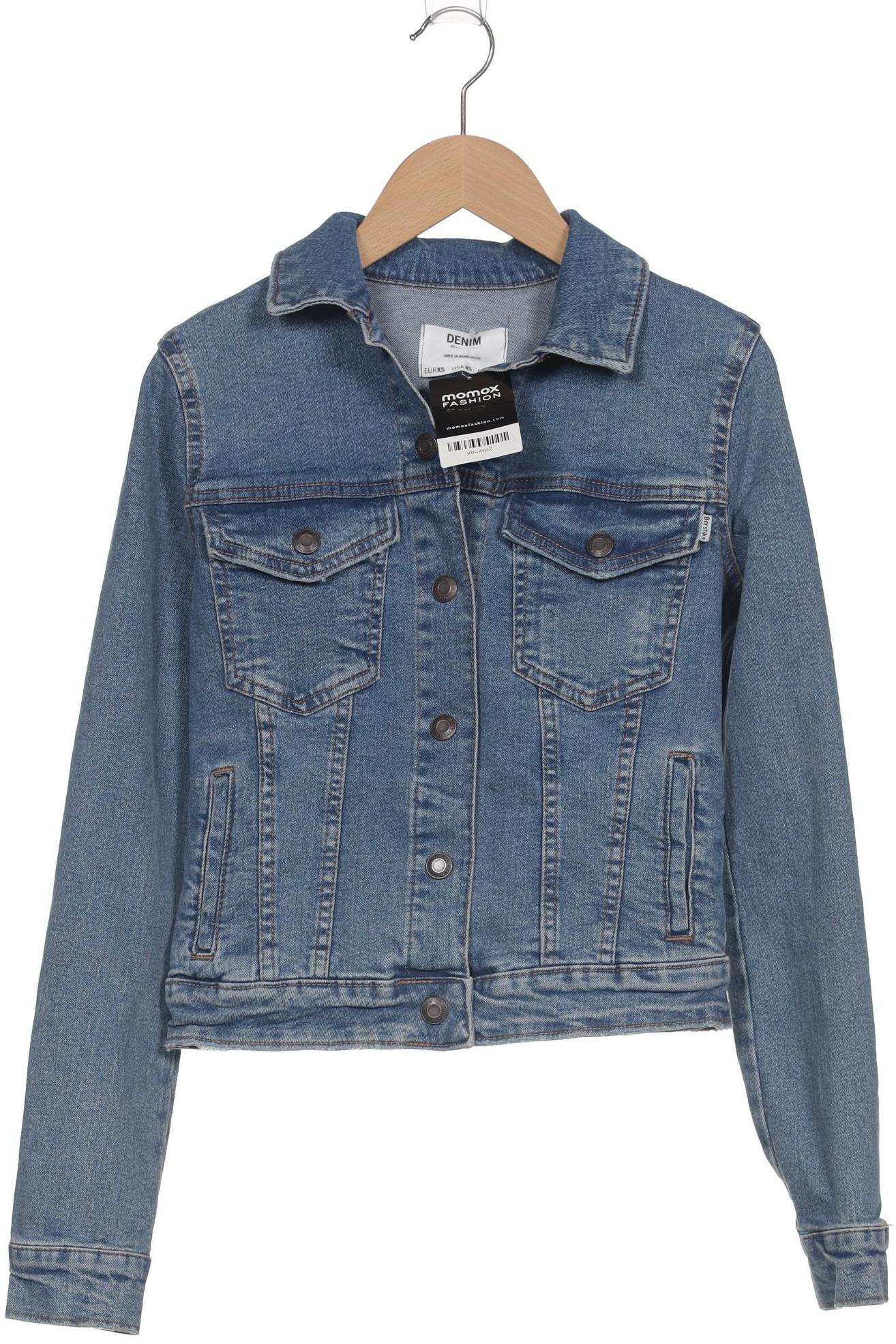 

bershka Damen Jacke, blau, Gr. 34