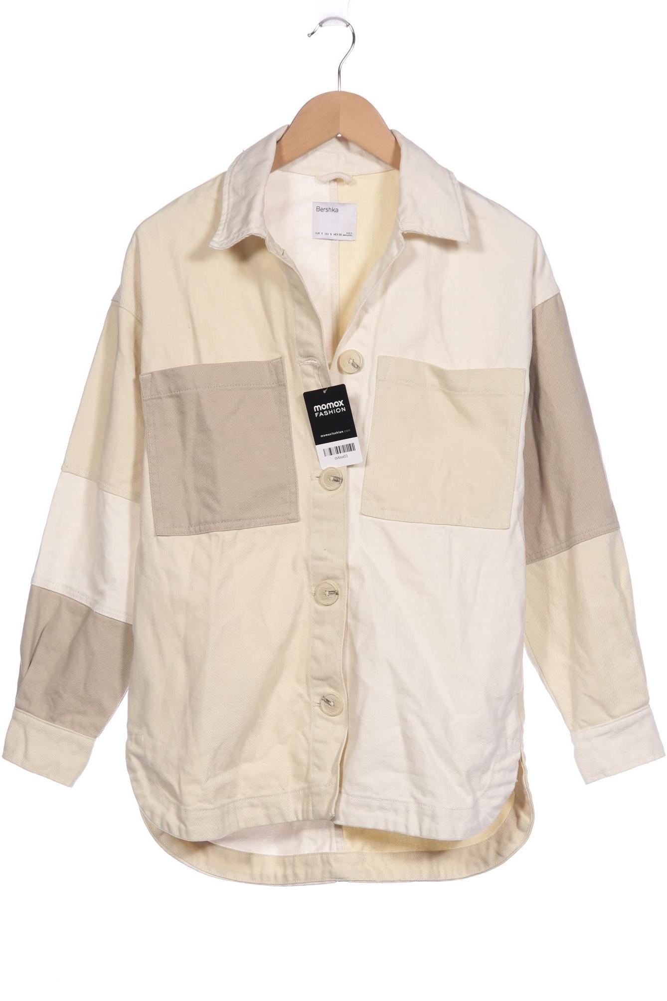 

bershka Damen Jacke, cremeweiß, Gr. 36