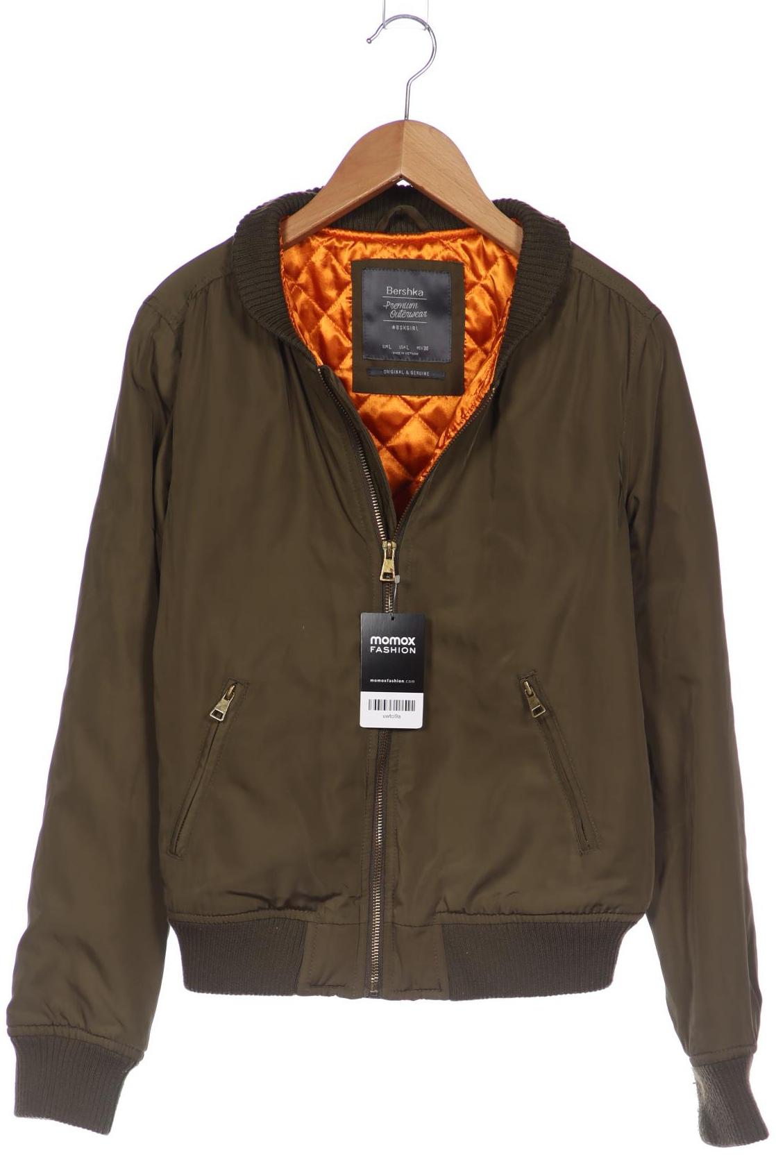 

bershka Damen Jacke, grün, Gr. 42
