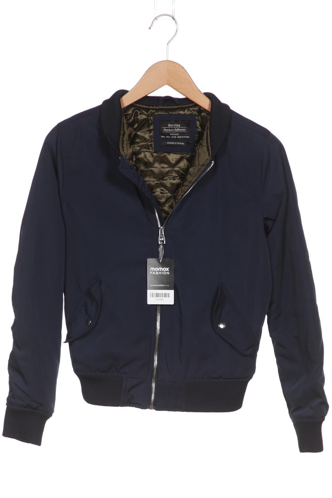 

bershka Damen Jacke, marineblau, Gr. 38