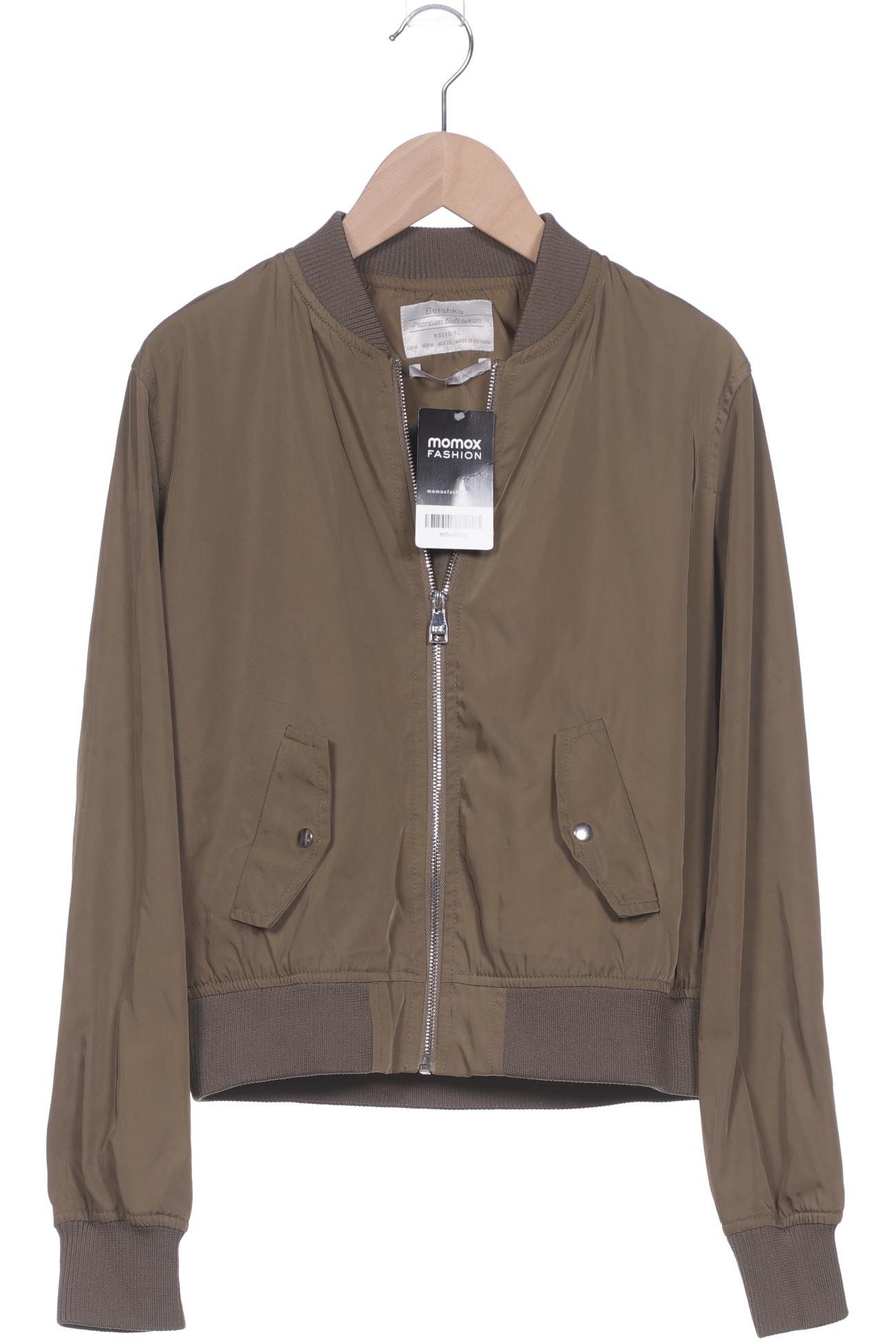 

bershka Damen Jacke, grün, Gr. 38