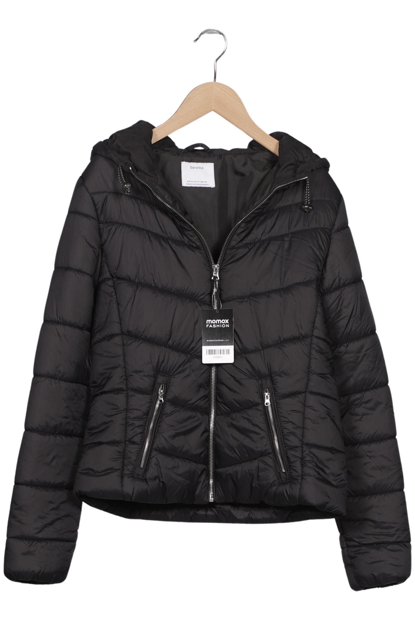 

bershka Damen Jacke, schwarz, Gr. 38