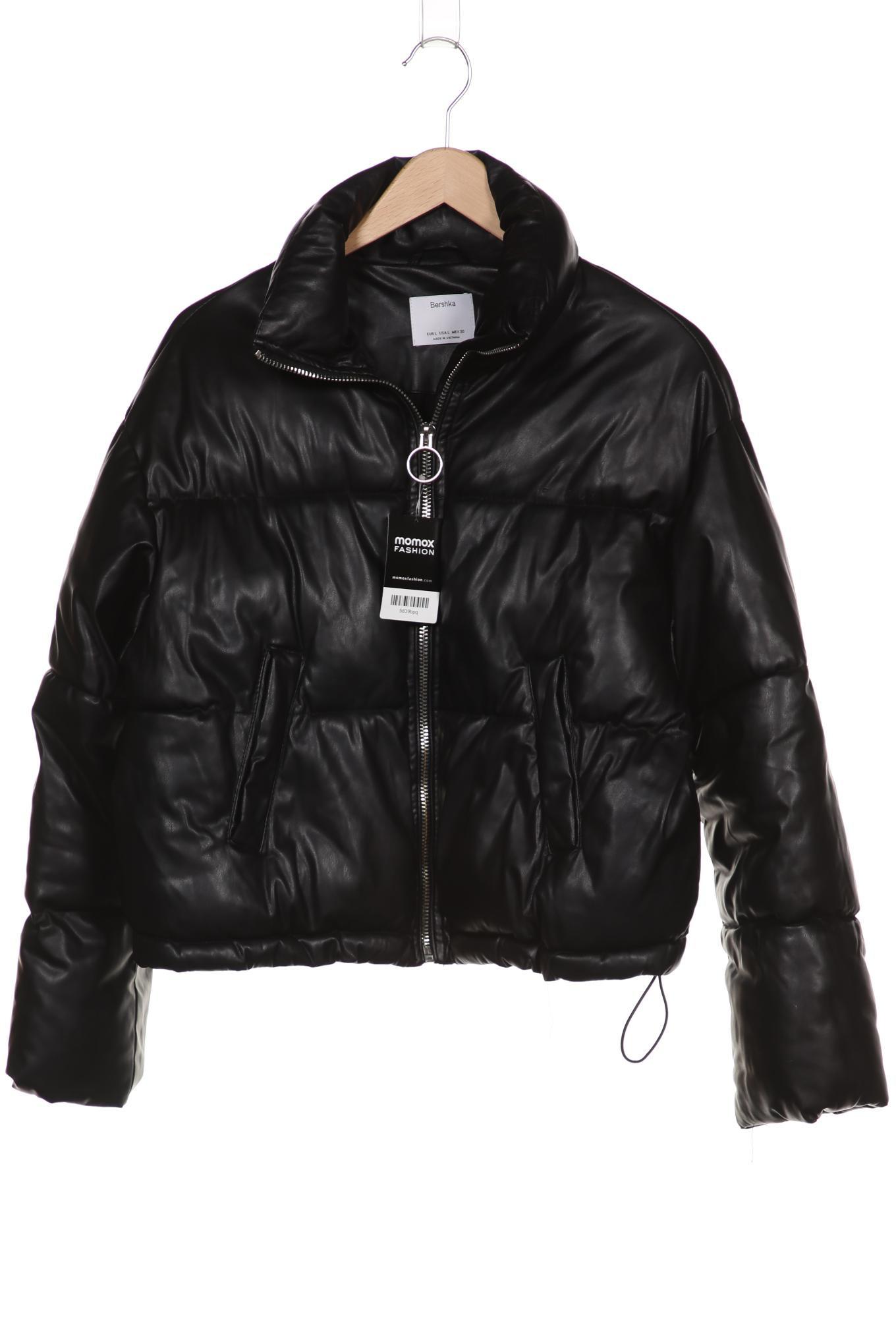 

bershka Damen Jacke, schwarz