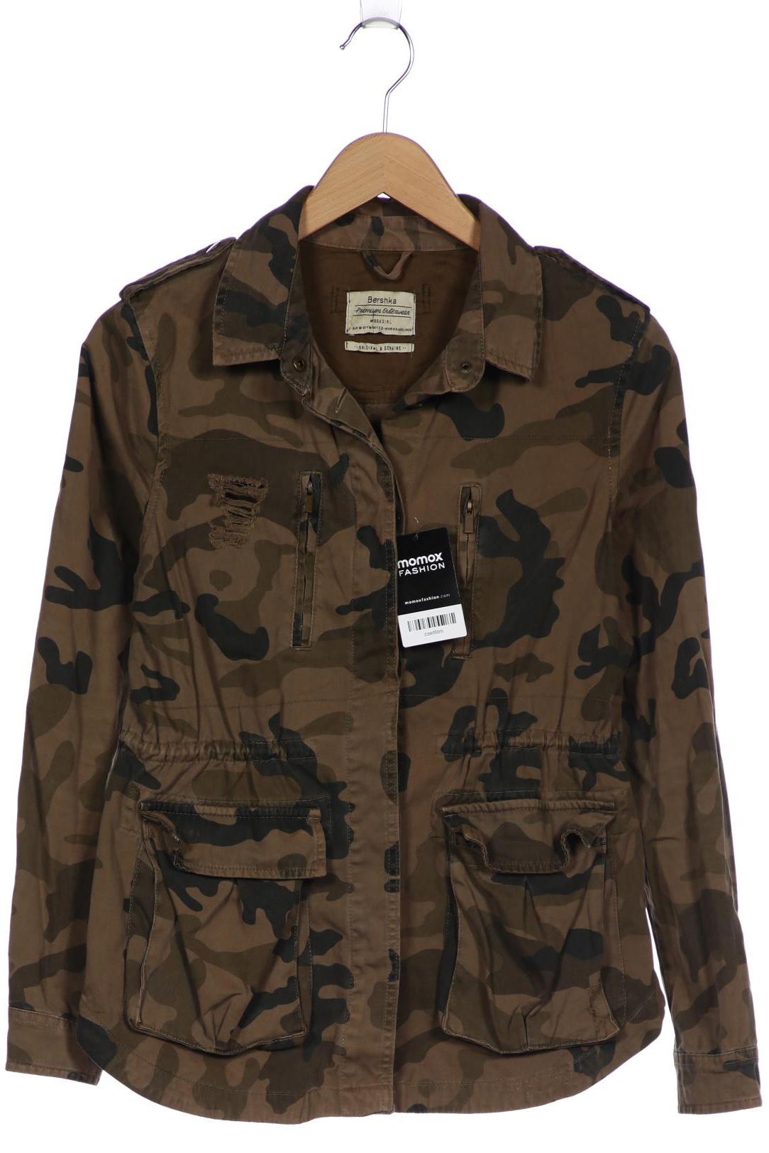 

bershka Damen Jacke, braun, Gr. 38