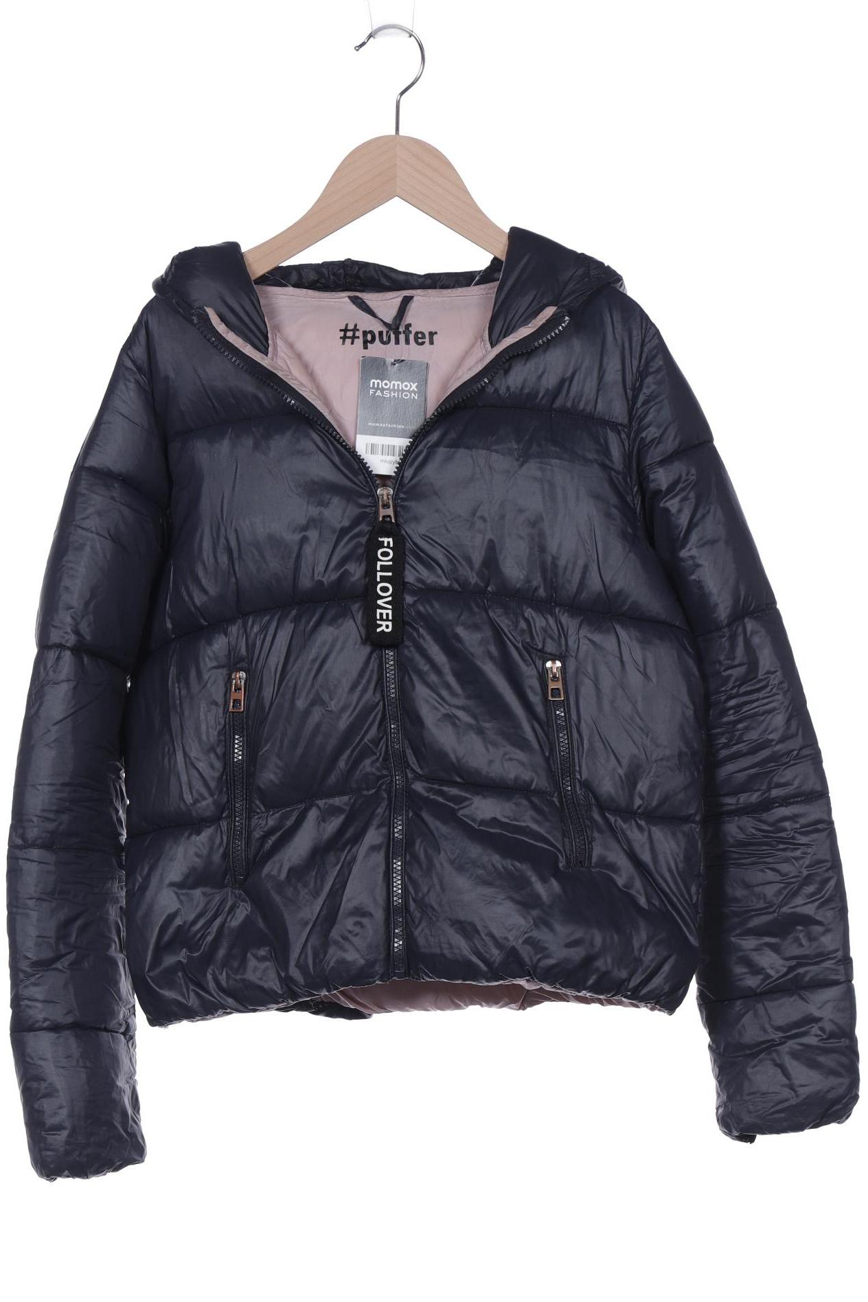 

bershka Damen Jacke, marineblau, Gr. 36