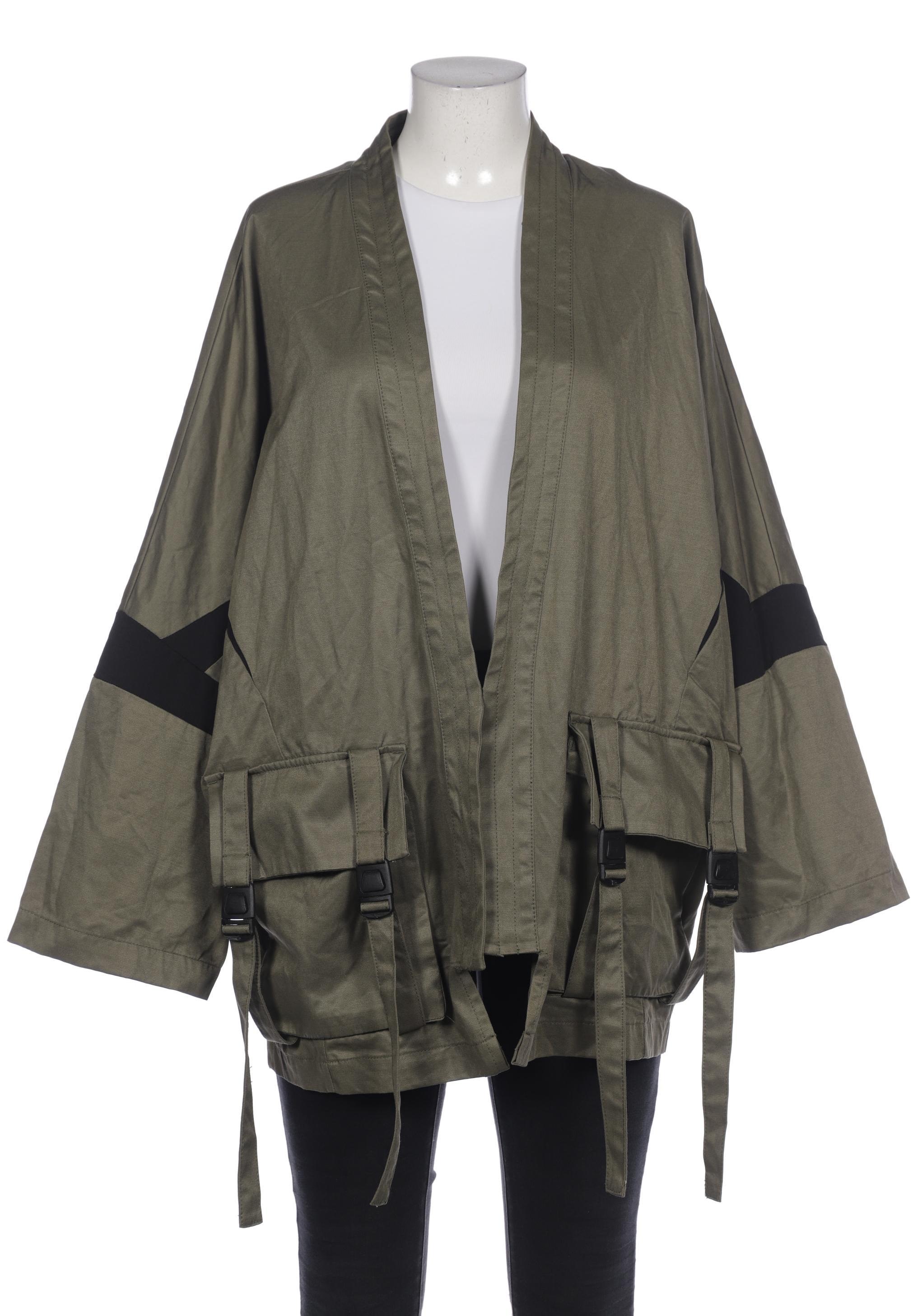 

bershka Damen Jacke, grün, Gr. 42
