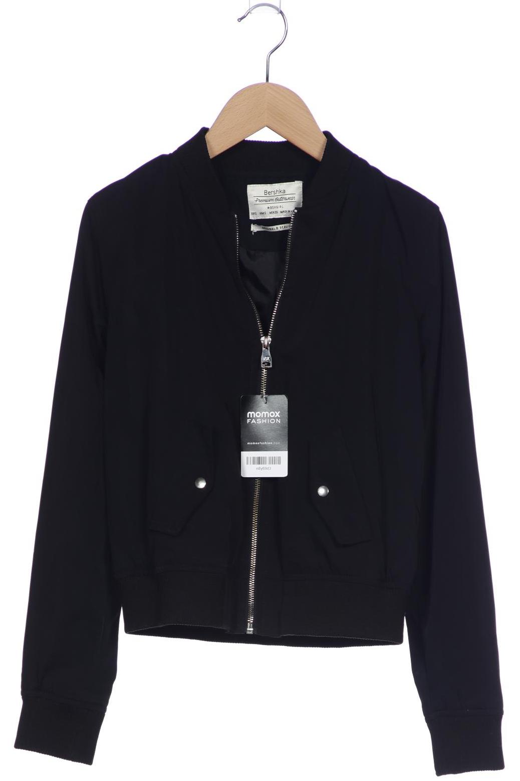 

bershka Damen Jacke, schwarz, Gr. 36
