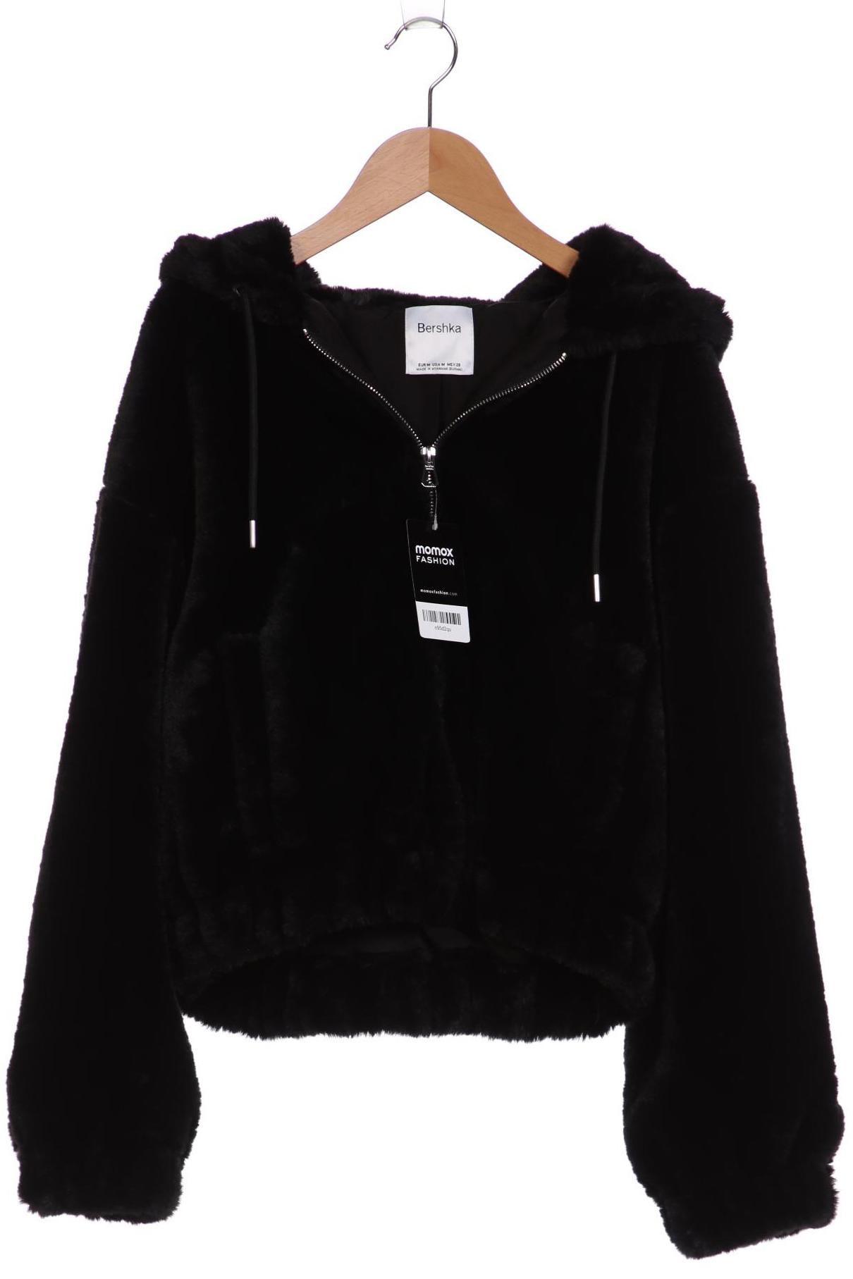 

bershka Damen Jacke, schwarz, Gr. 38