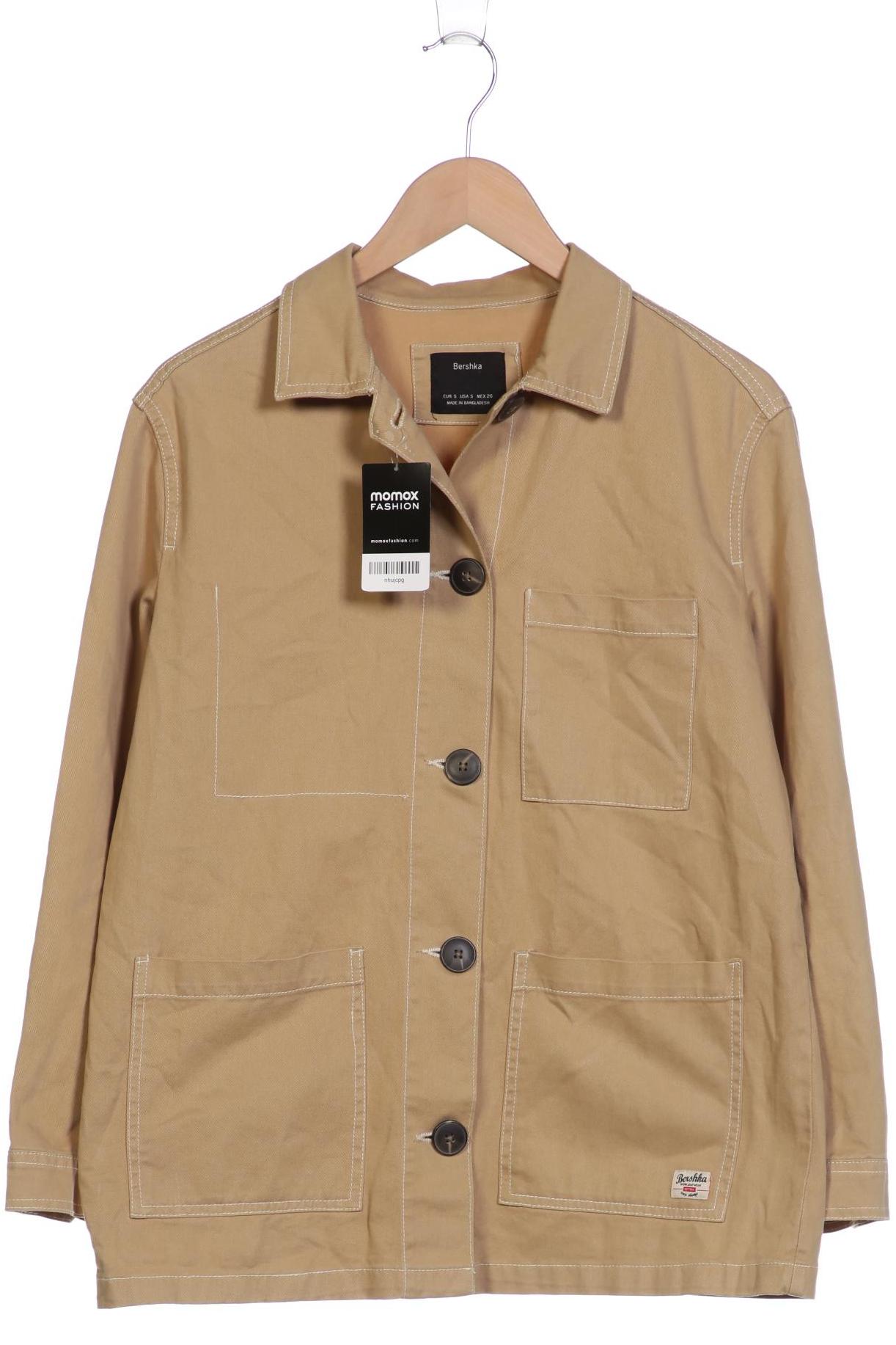 

bershka Damen Jacke, beige, Gr. 36