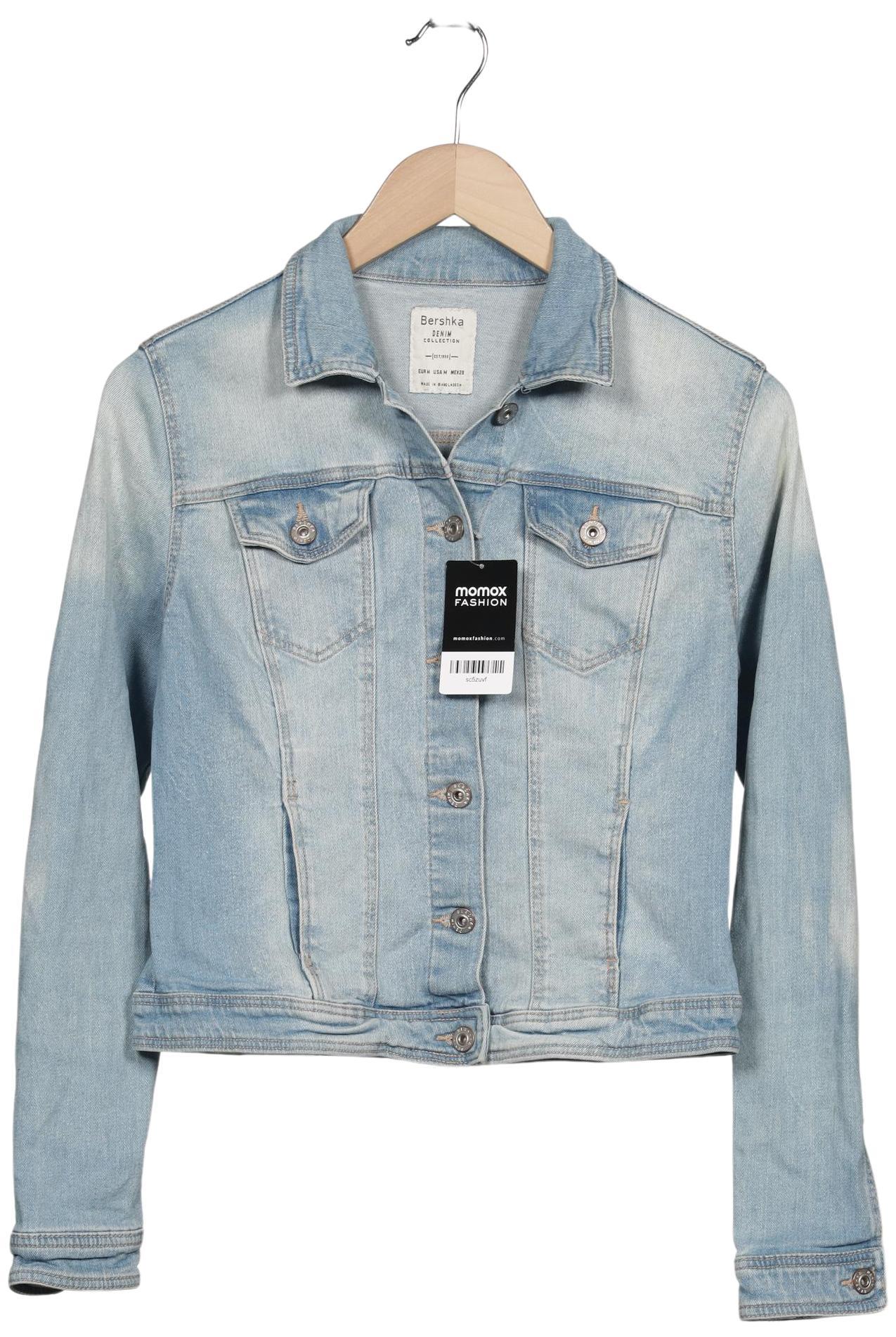 

bershka Damen Jacke, hellblau, Gr. 38