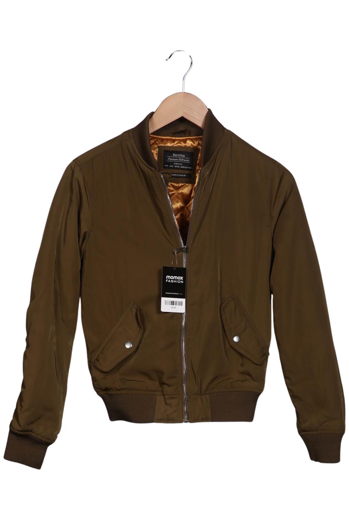 

bershka Damen Jacke, grün, Gr. 36