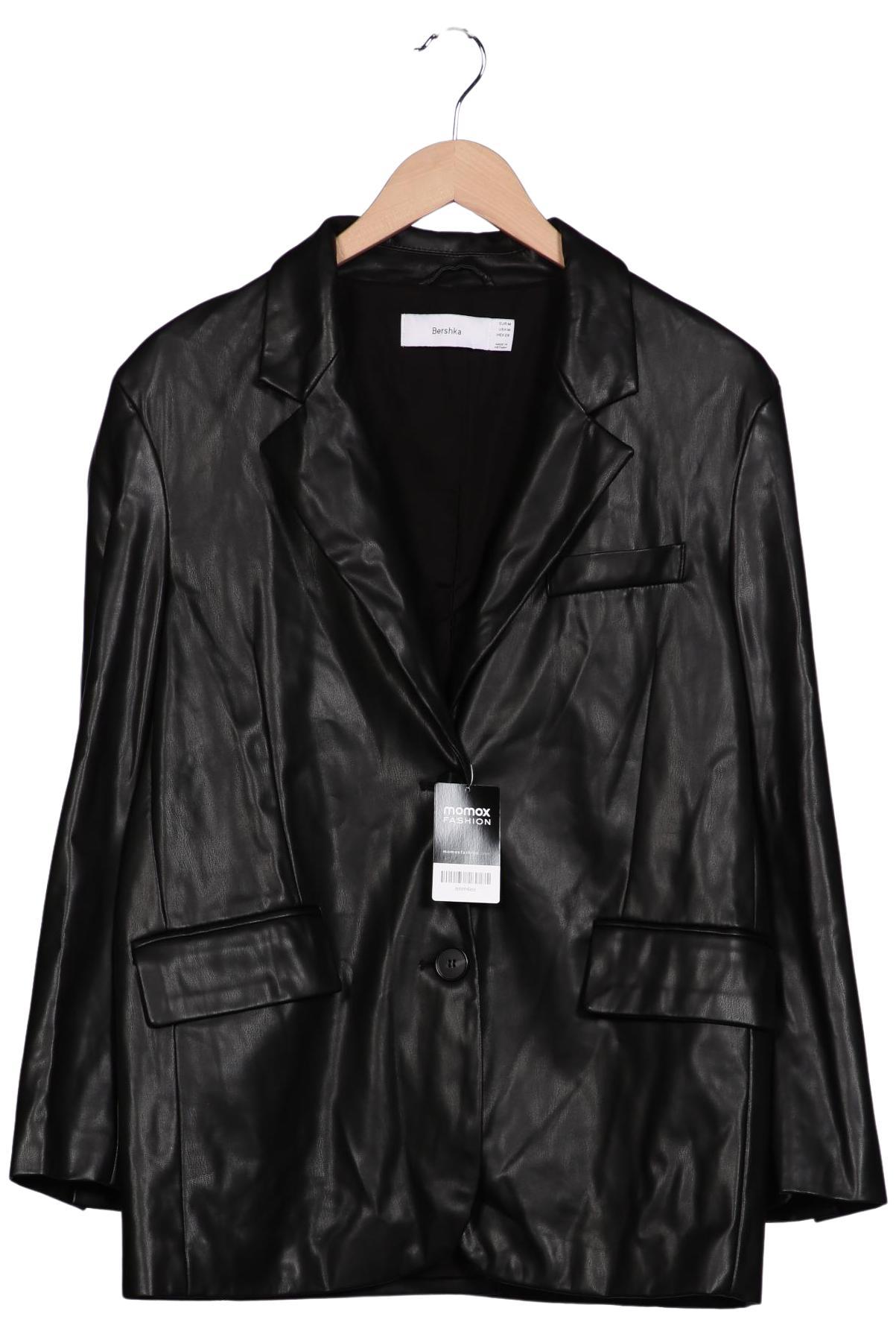 

bershka Damen Jacke, schwarz, Gr. 38