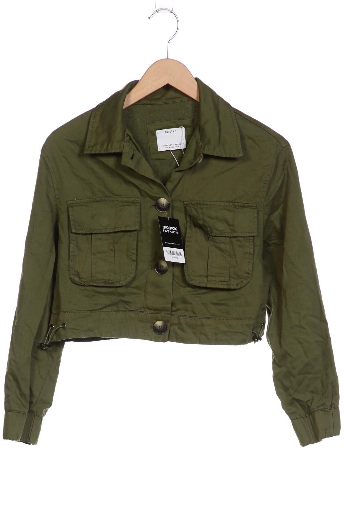 

bershka Damen Jacke, grün