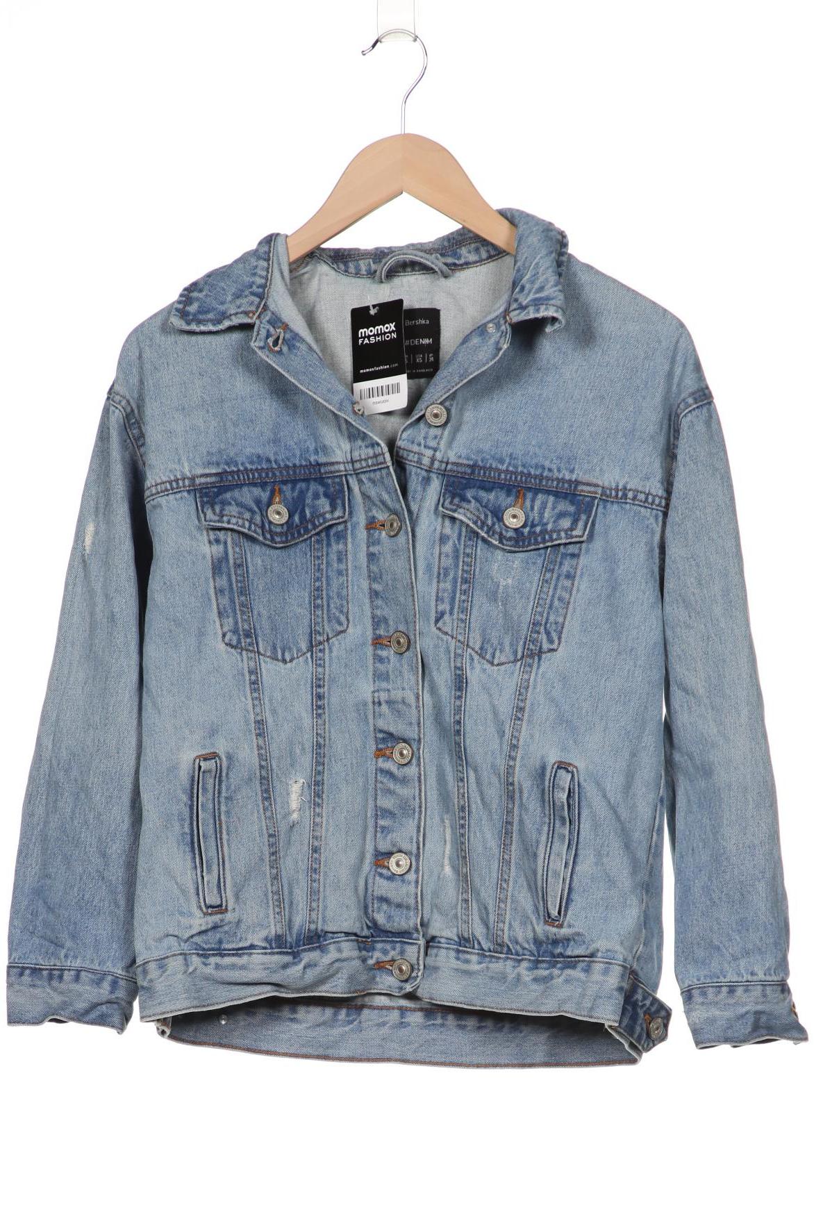 

bershka Damen Jacke, hellblau