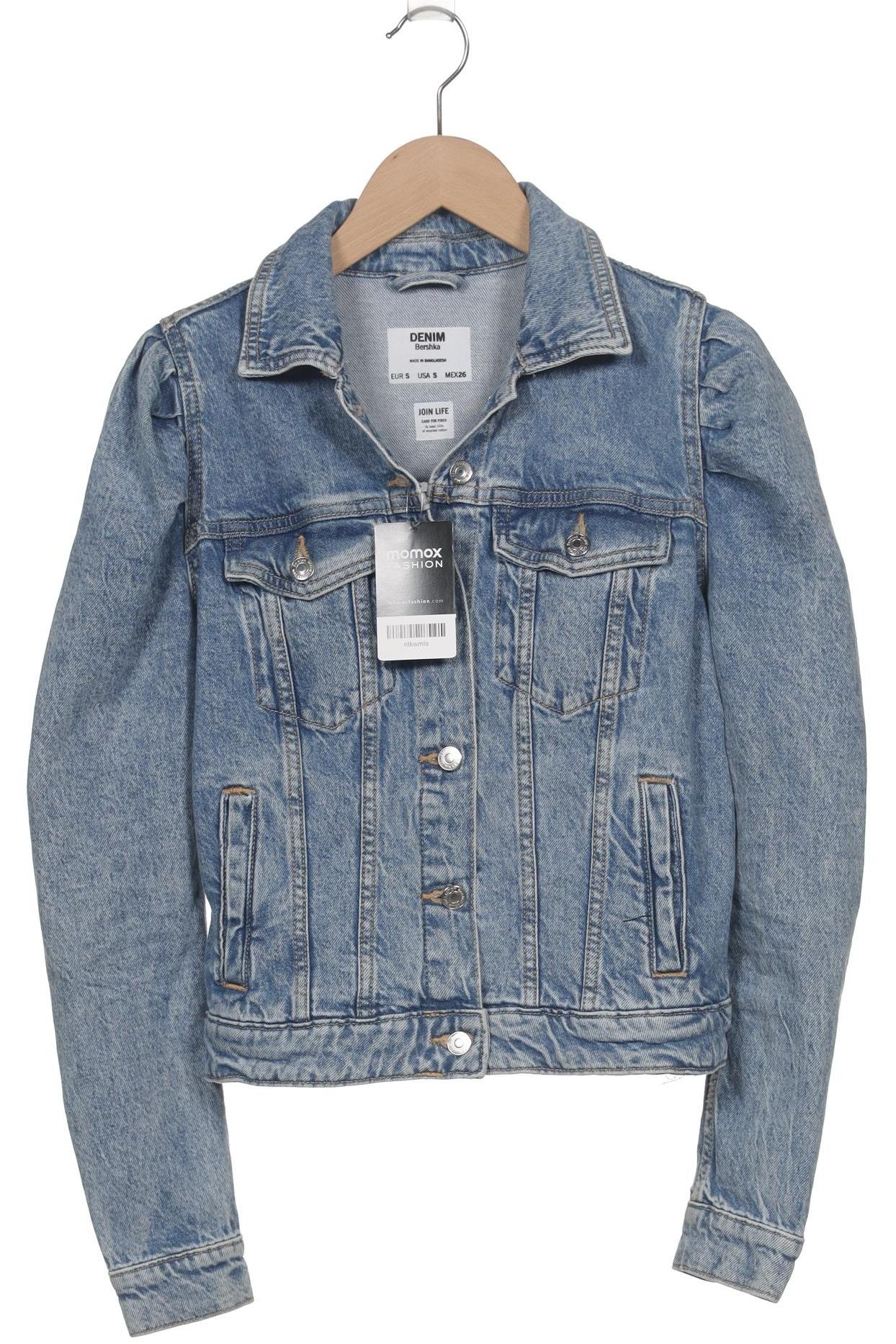 

bershka Damen Jacke, blau, Gr. 36