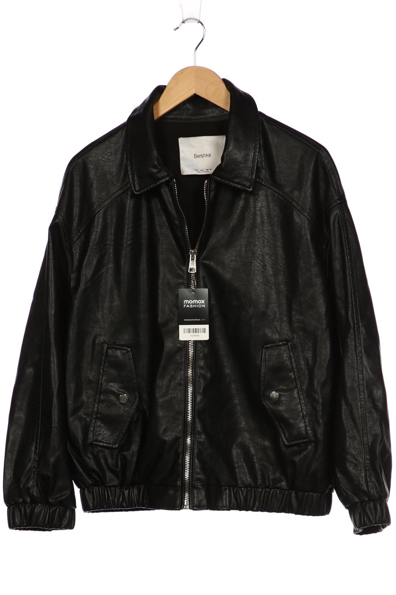 

bershka Damen Jacke, schwarz, Gr. 42
