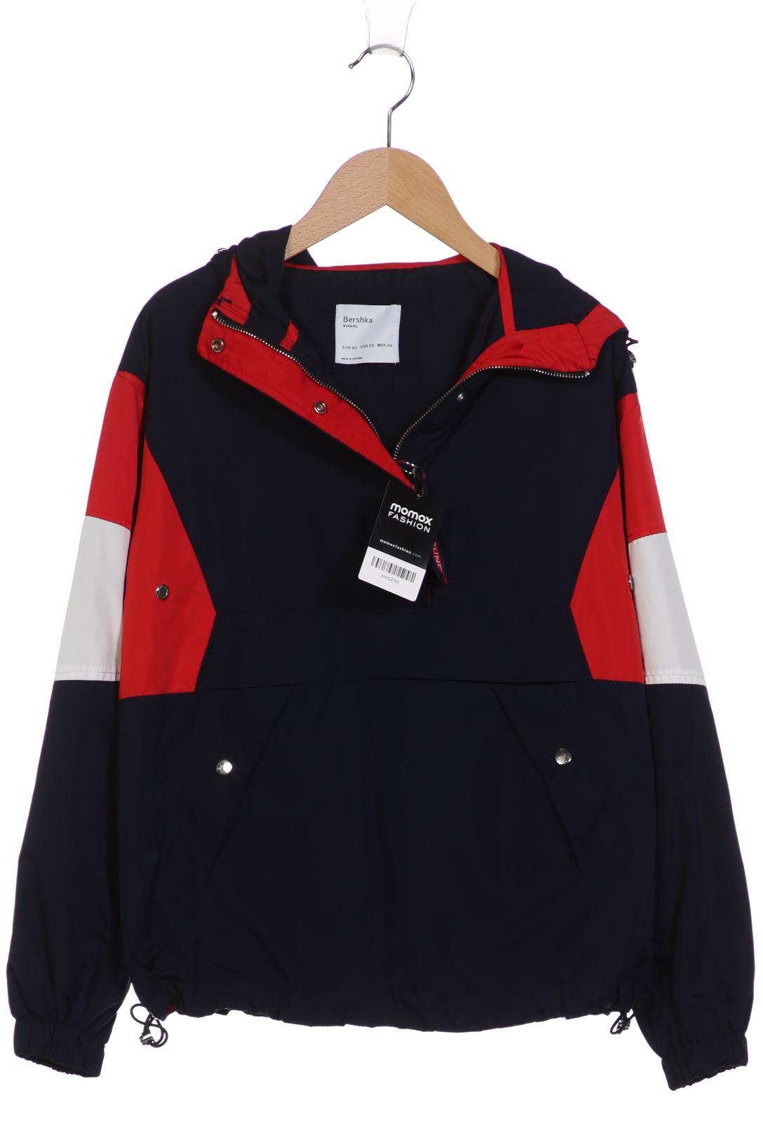 

bershka Damen Jacke, marineblau, Gr. 34