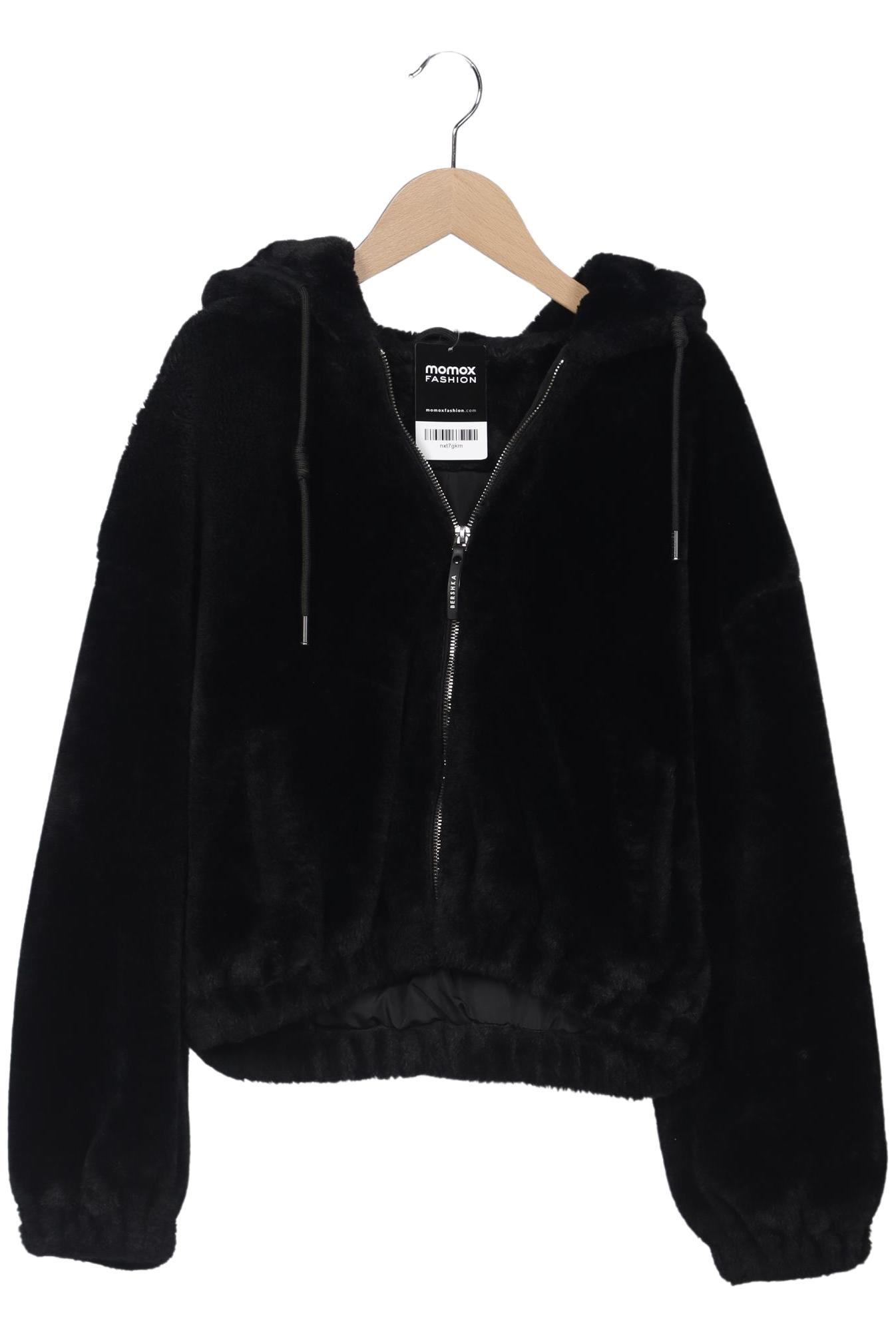 

bershka Damen Jacke, schwarz, Gr. 38