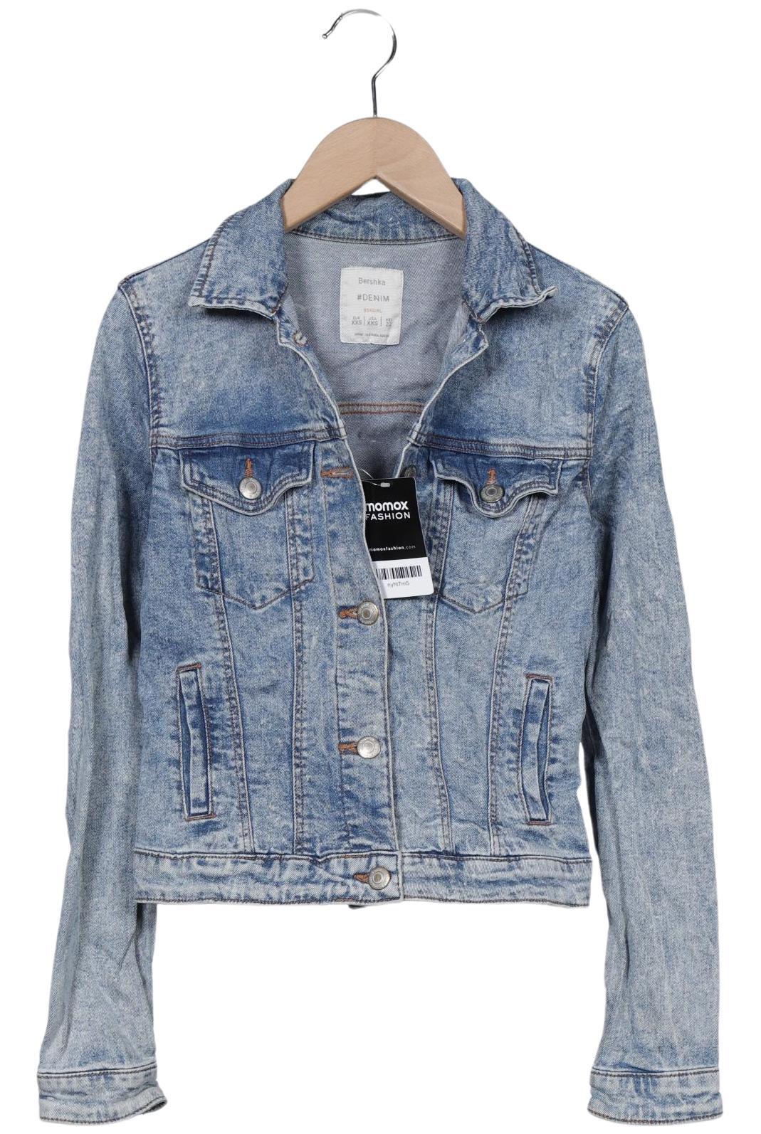 

bershka Damen Jacke, blau, Gr. 32