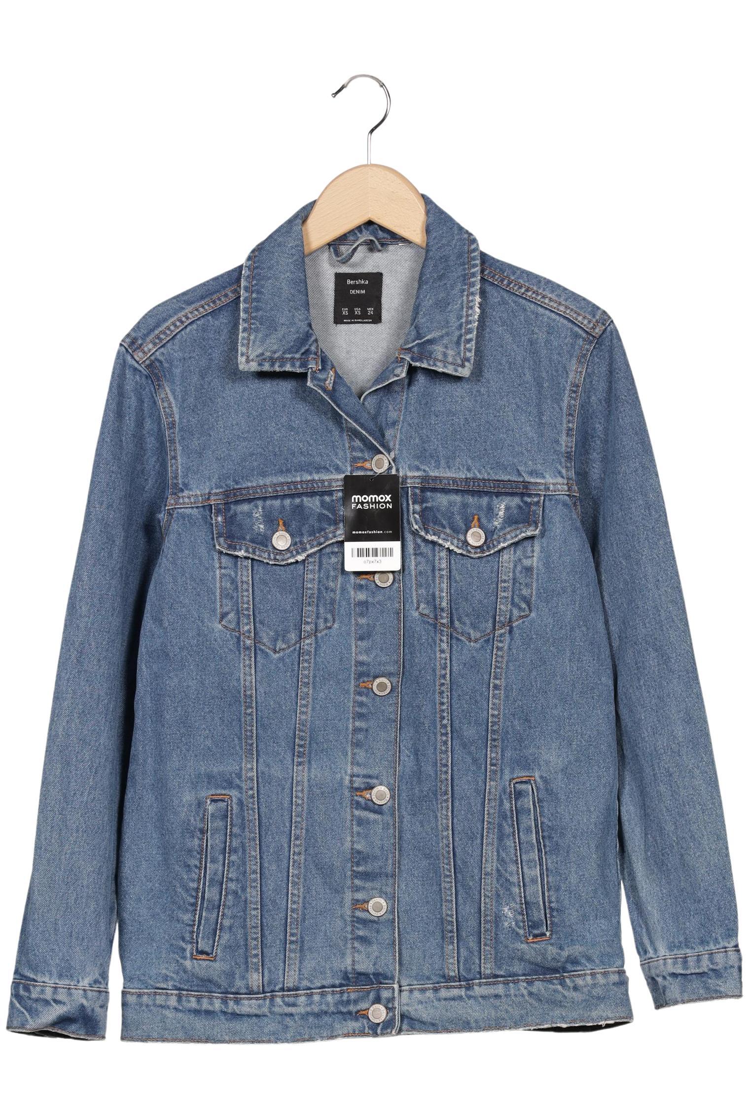 

bershka Damen Jacke, blau, Gr. 34