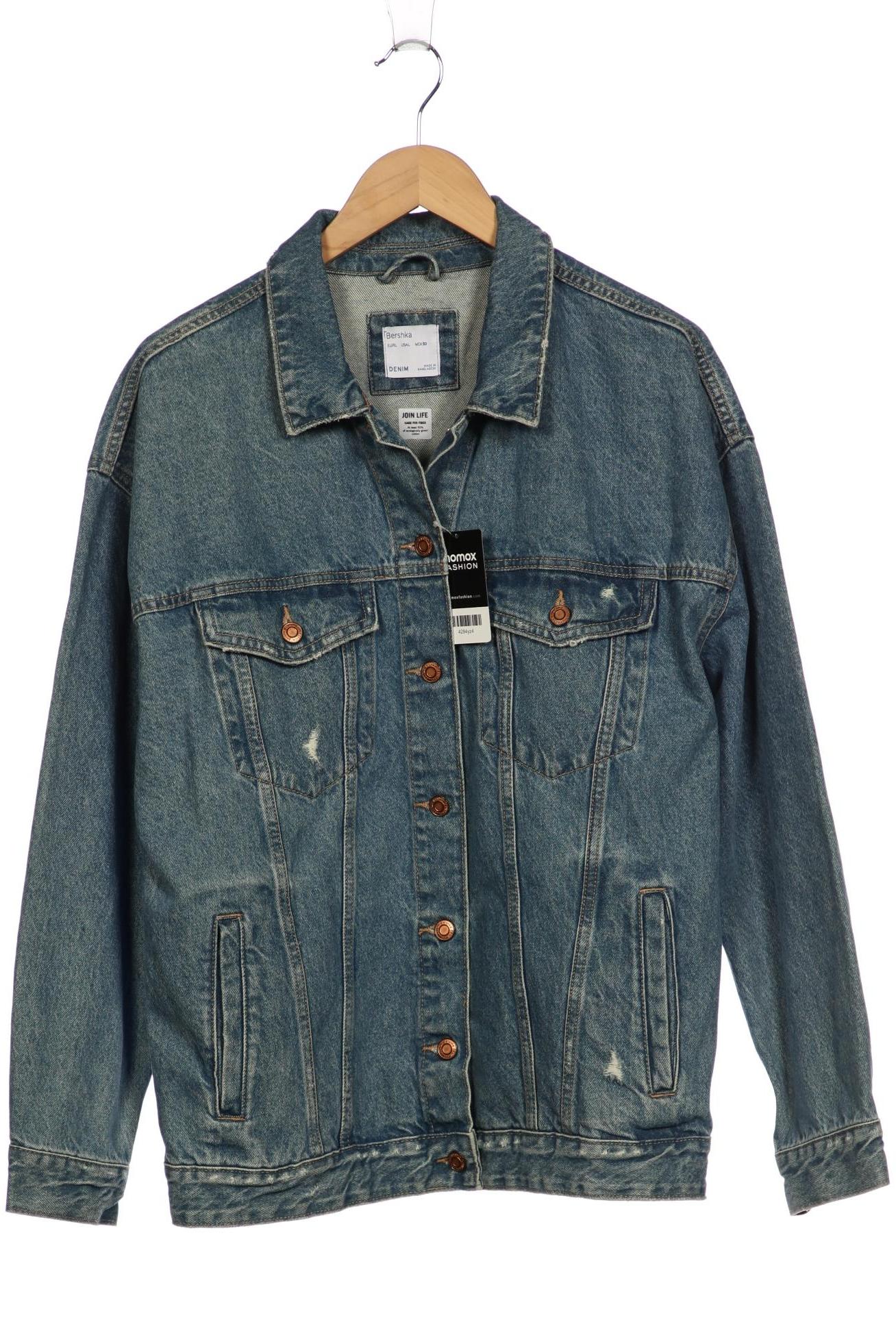 

bershka Damen Jacke, blau, Gr. 42
