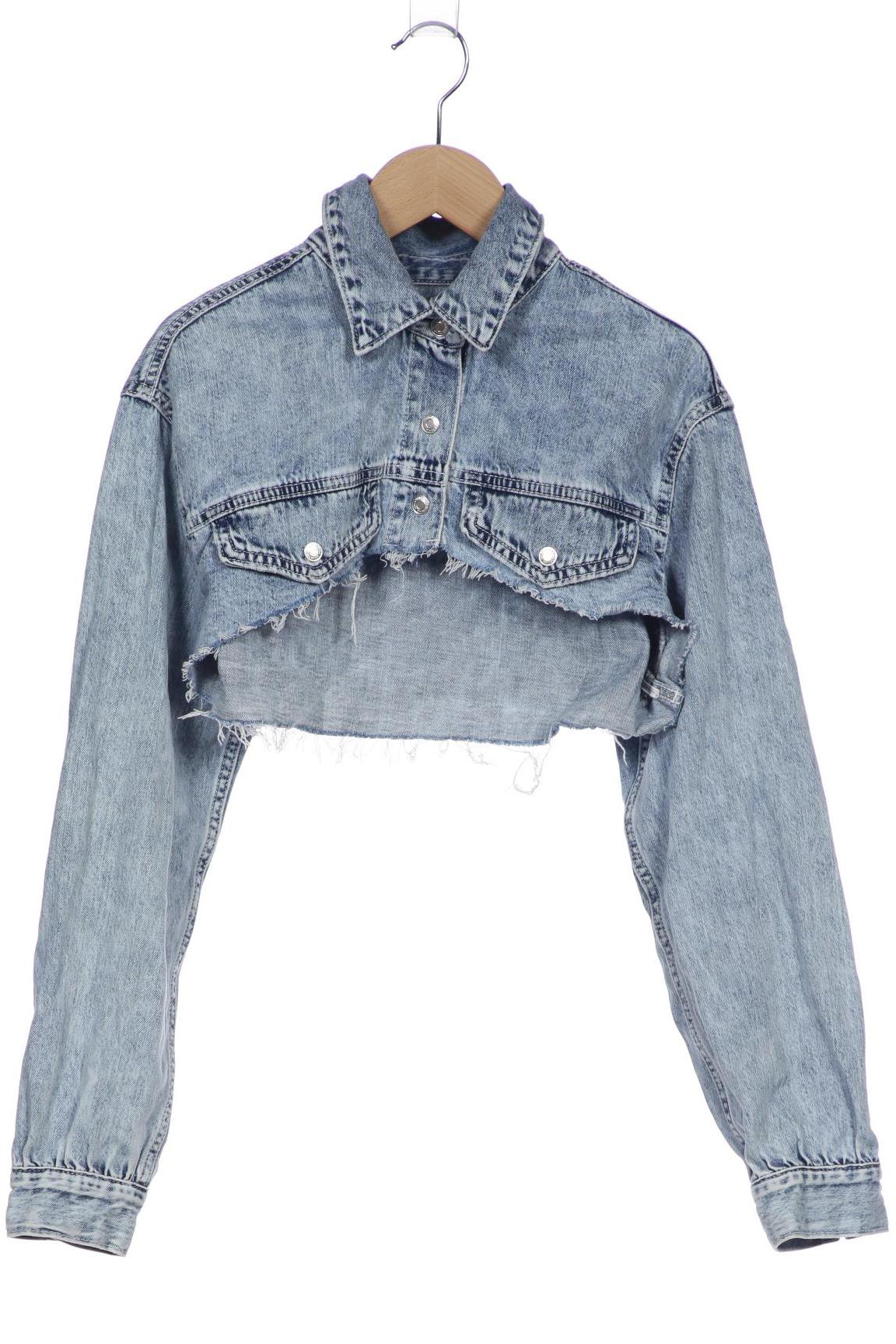 

bershka Damen Jacke, blau, Gr. 36