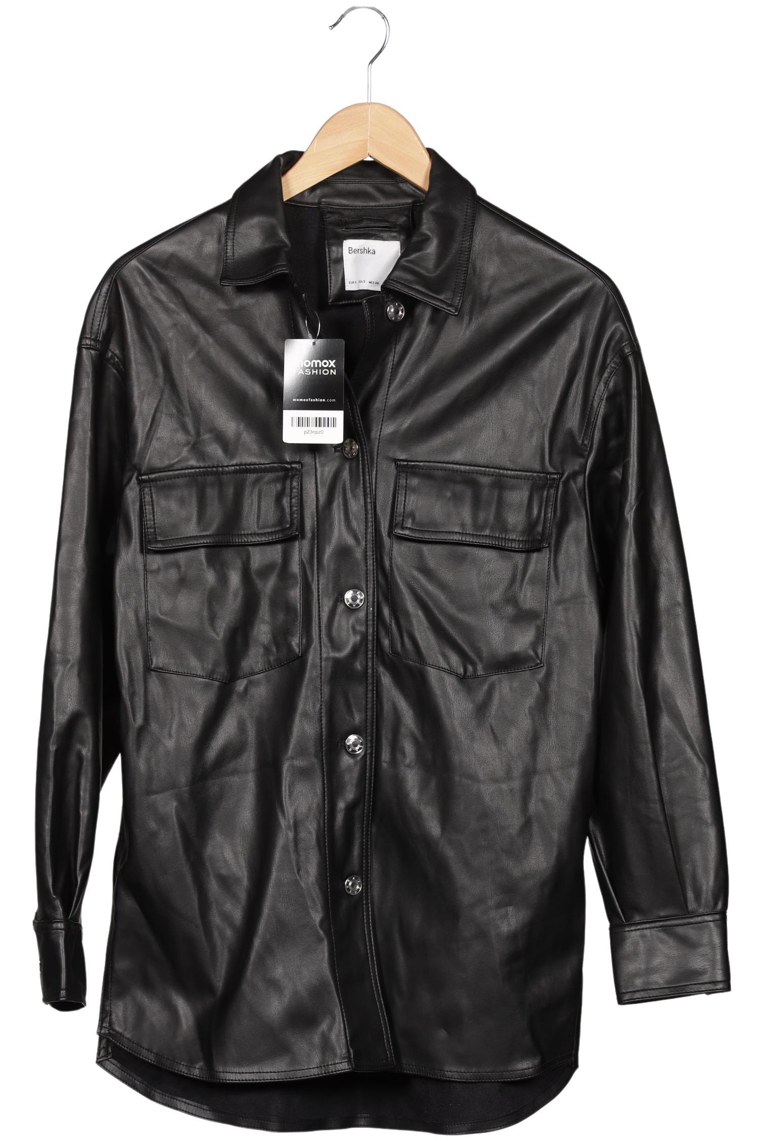 

bershka Damen Jacke, schwarz, Gr. 36