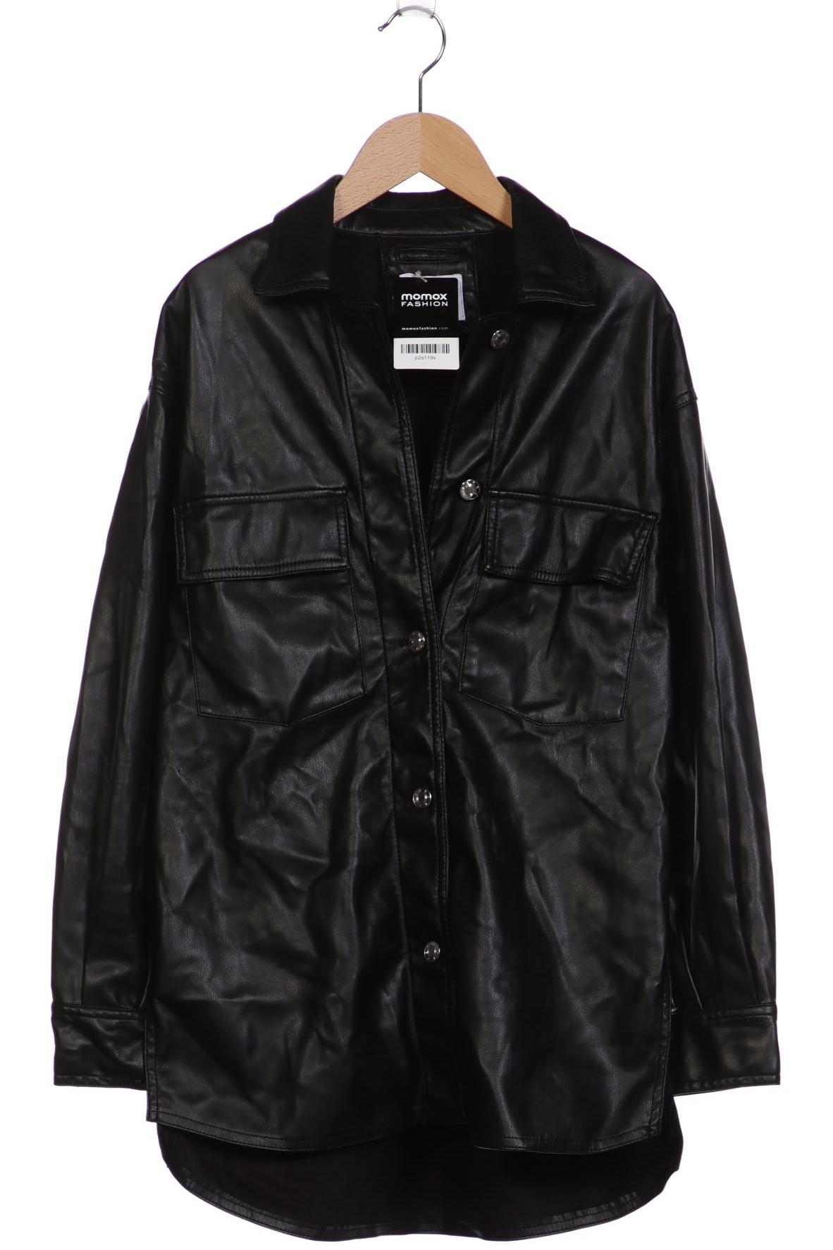 

bershka Damen Jacke, schwarz, Gr. 36