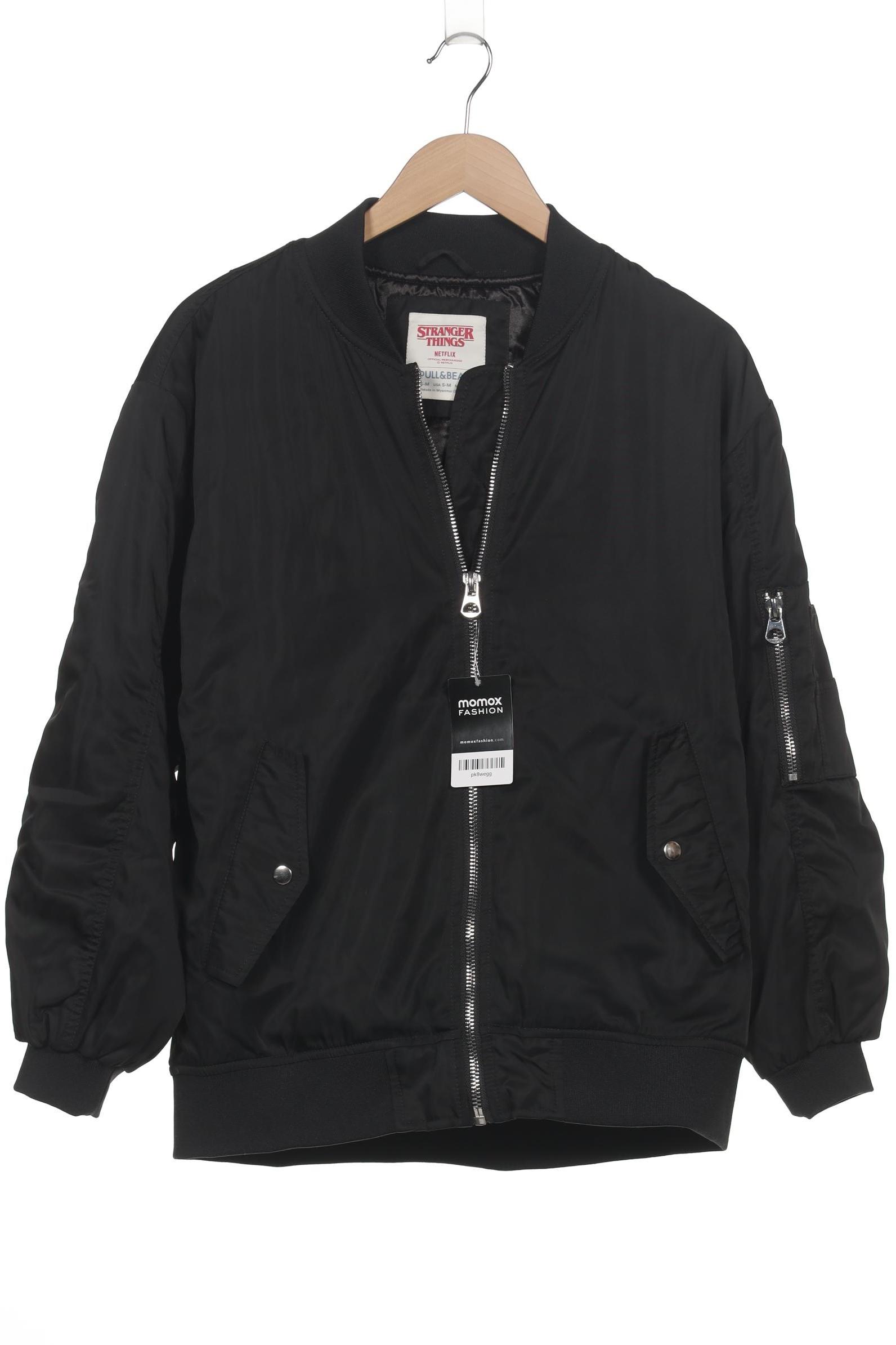 

bershka Damen Jacke, schwarz, Gr. 36