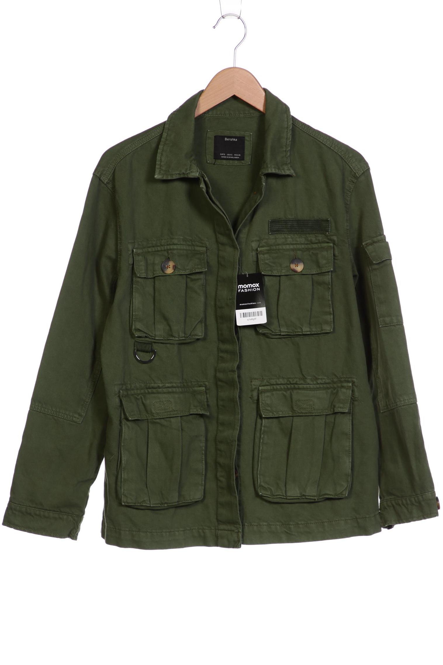 

bershka Damen Jacke, grün