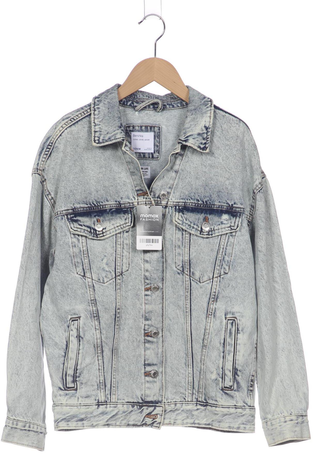 

bershka Damen Jacke, hellblau, Gr. 34
