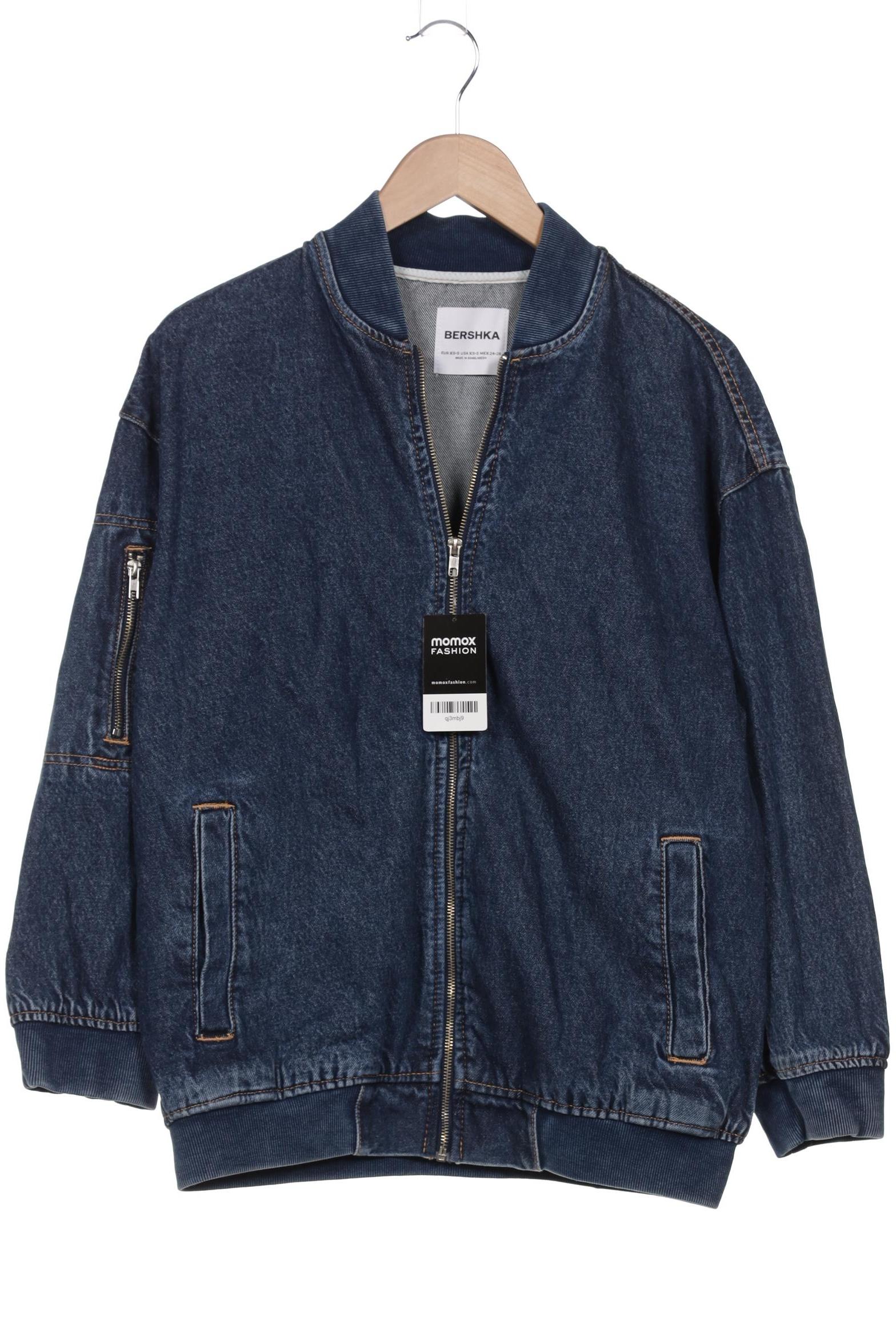 

bershka Damen Jacke, marineblau, Gr. 34