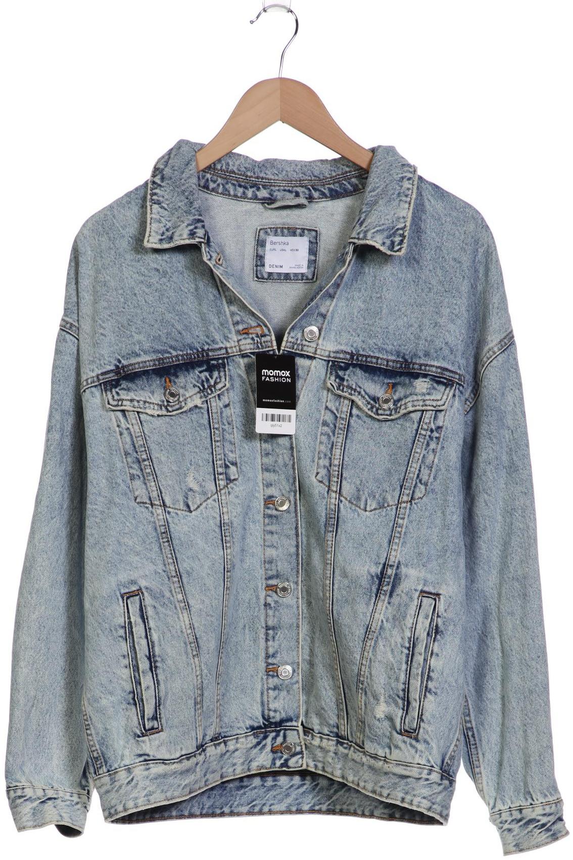

bershka Damen Jacke, hellblau, Gr. 42
