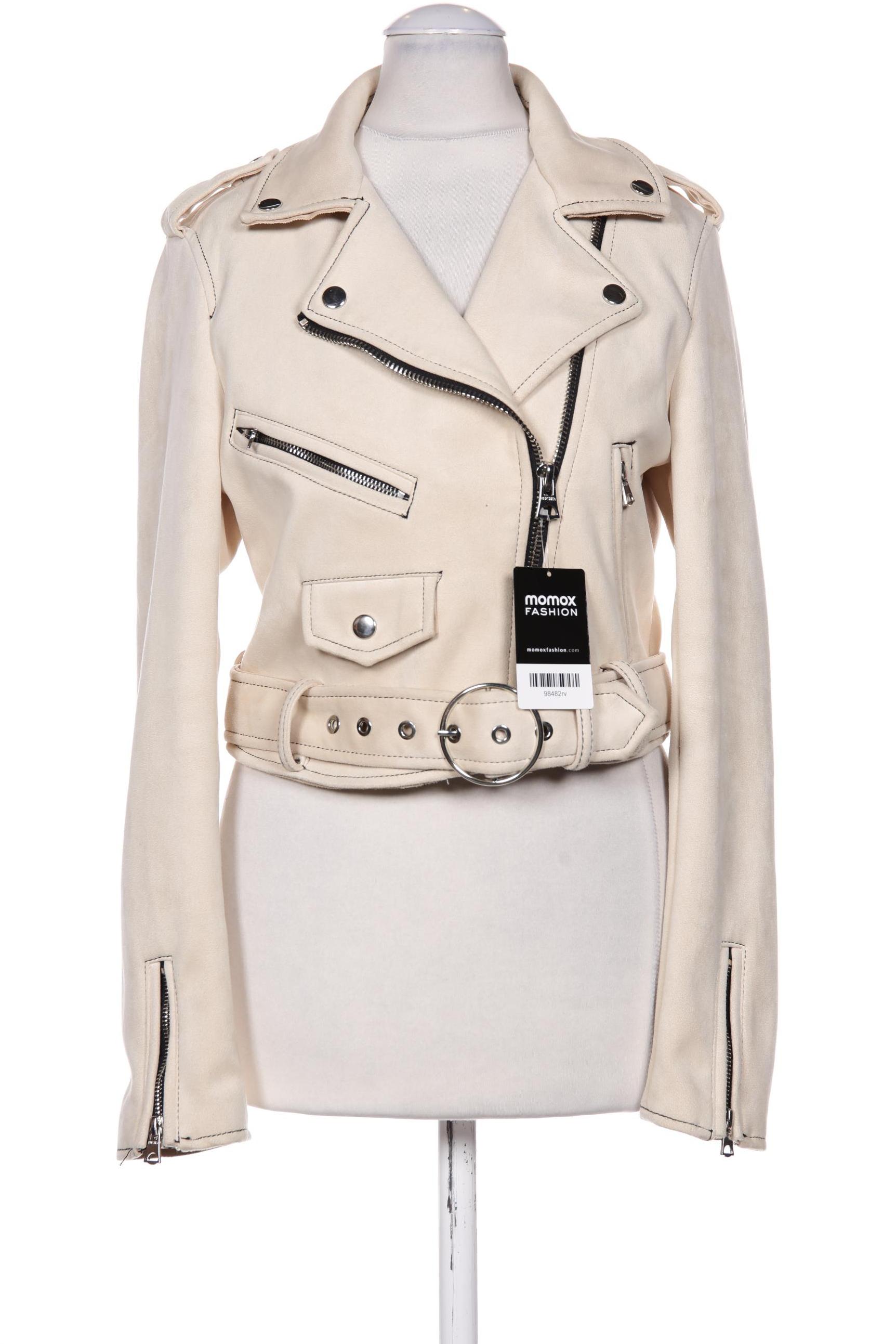 

bershka Damen Jacke, cremeweiß, Gr. 36