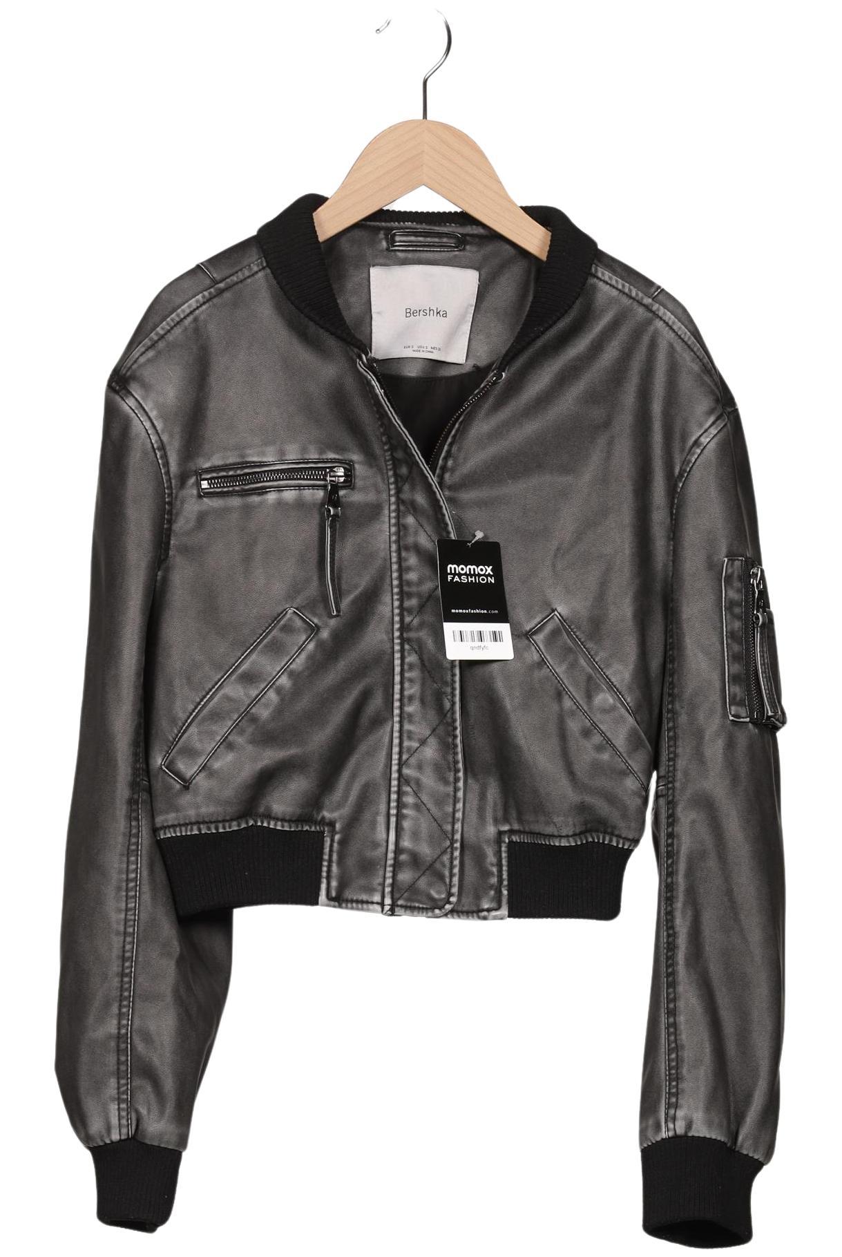 

bershka Damen Jacke, grau, Gr. 36