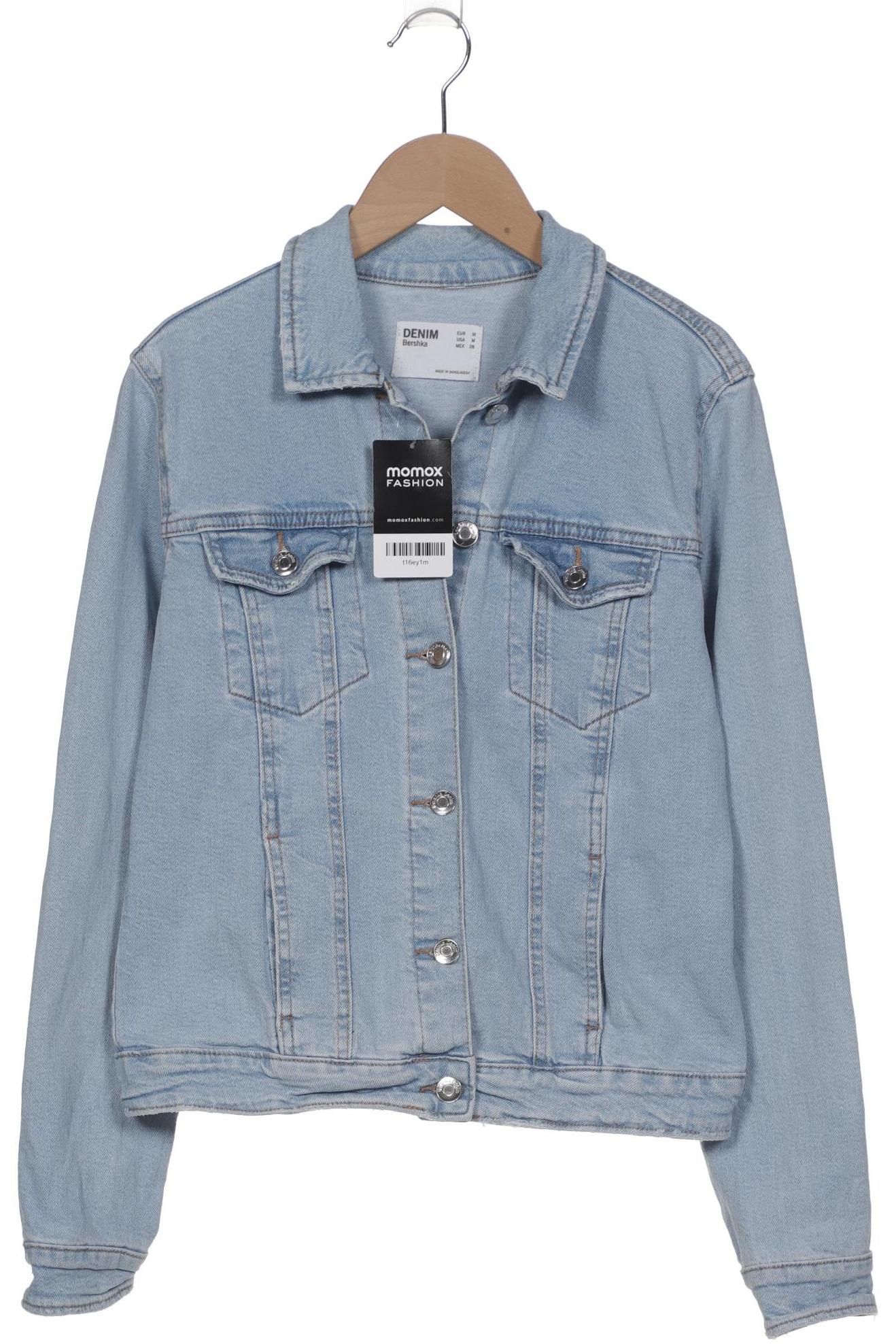

bershka Damen Jacke, hellblau, Gr. 38