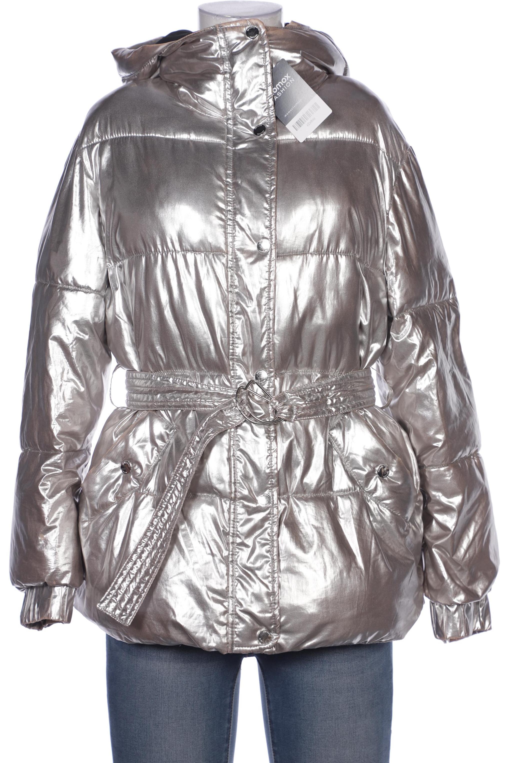 

bershka Damen Jacke, silber, Gr. 36