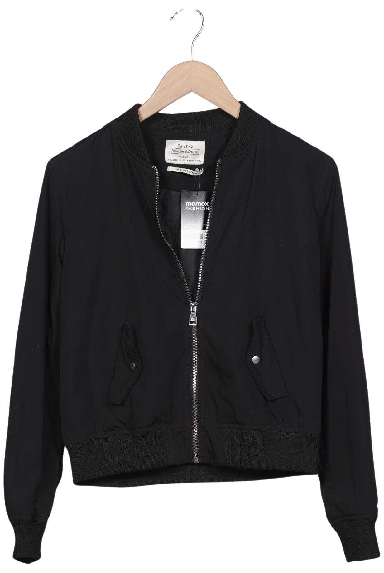 

bershka Damen Jacke, schwarz, Gr. 44