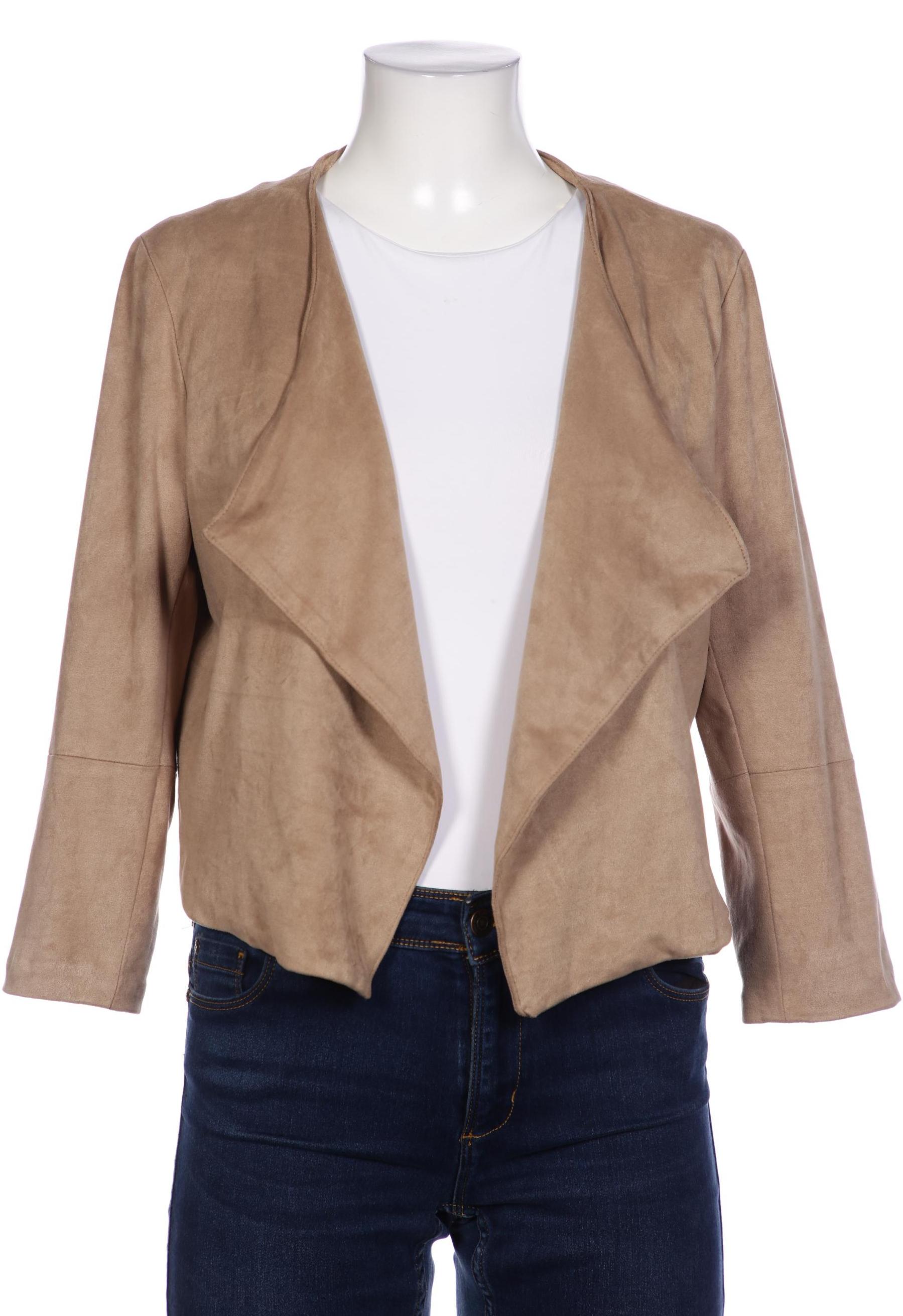 

bershka Damen Jacke, beige, Gr. 42