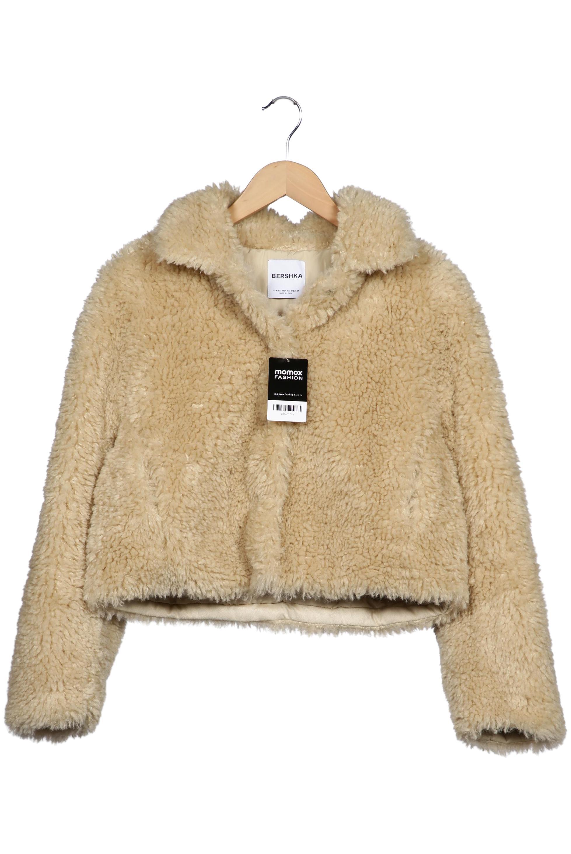 

bershka Damen Jacke, beige, Gr. 34
