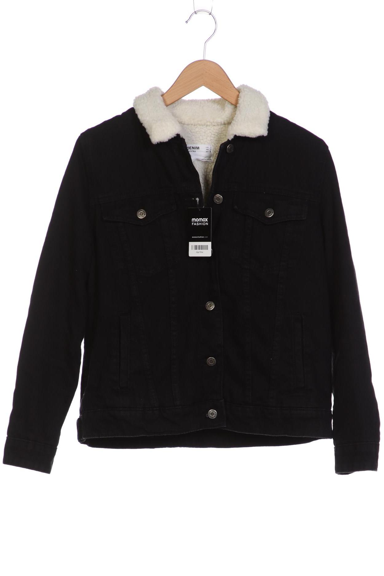 

bershka Damen Jacke, schwarz
