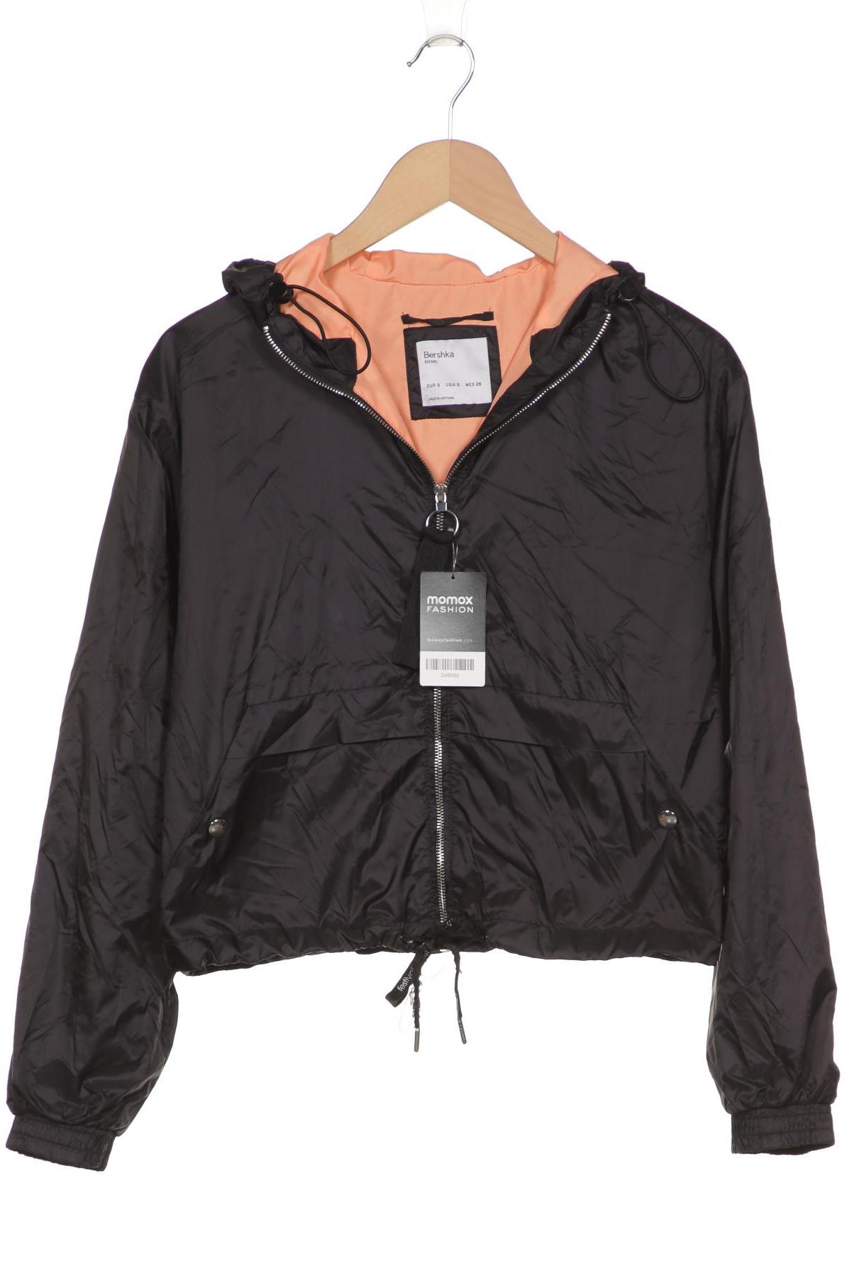 

bershka Damen Jacke, schwarz