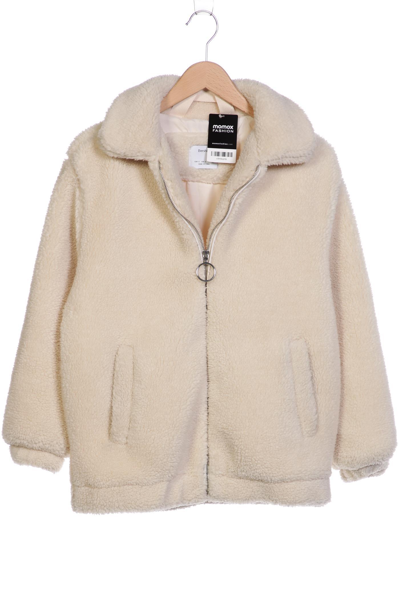 

bershka Damen Jacke, cremeweiß