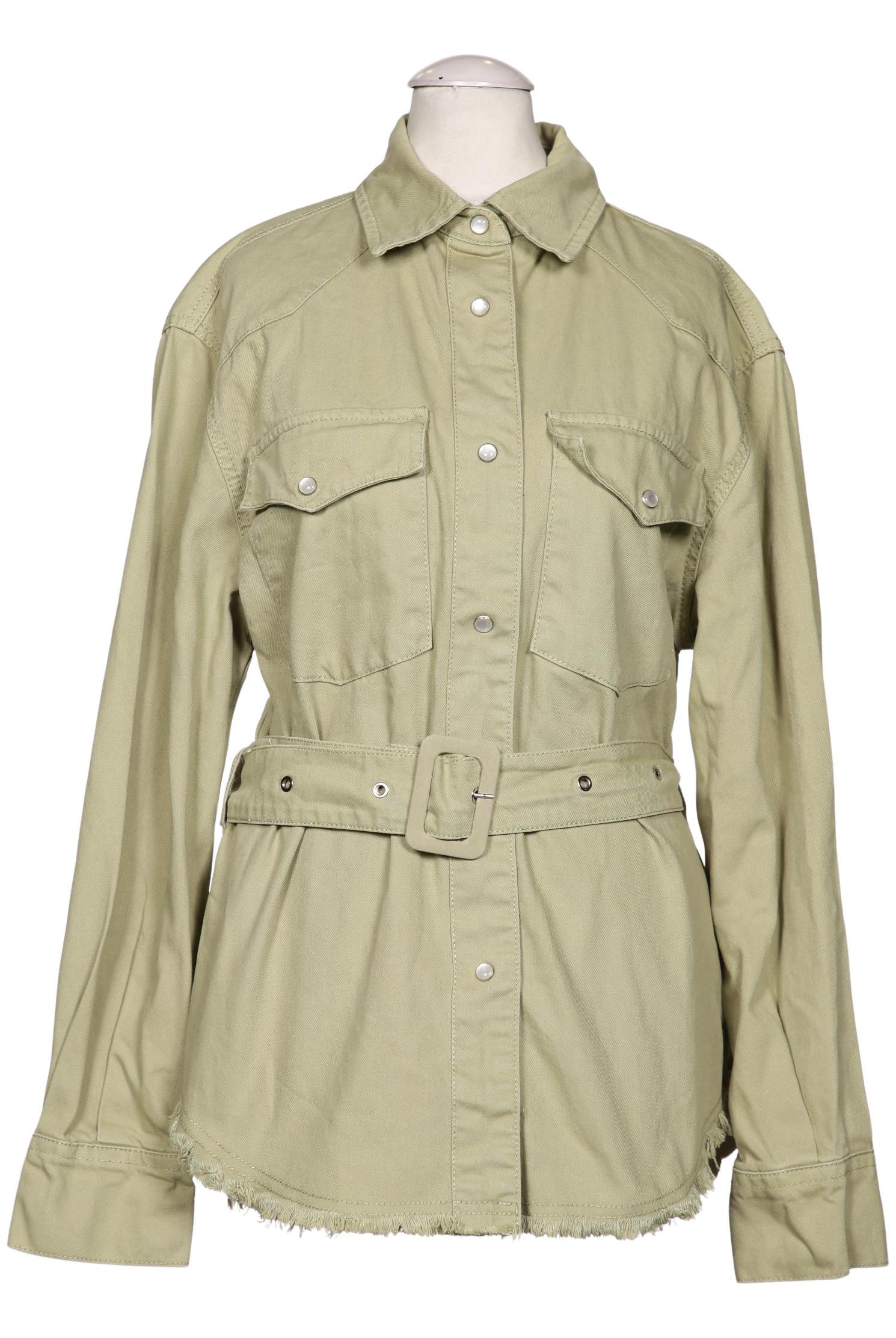 

bershka Damen Jacke, hellgrün, Gr. 34