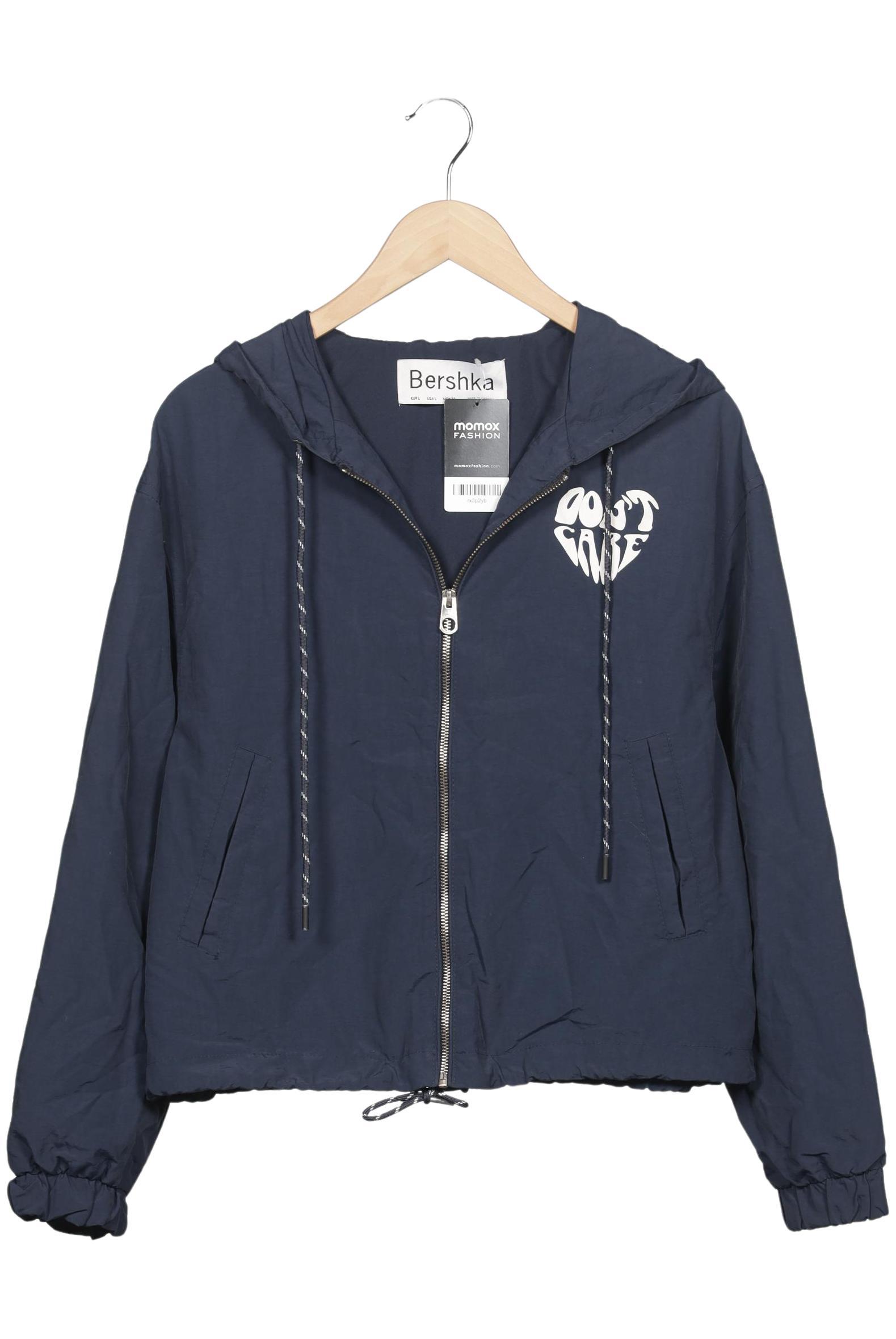 

bershka Damen Jacke, marineblau, Gr. 42