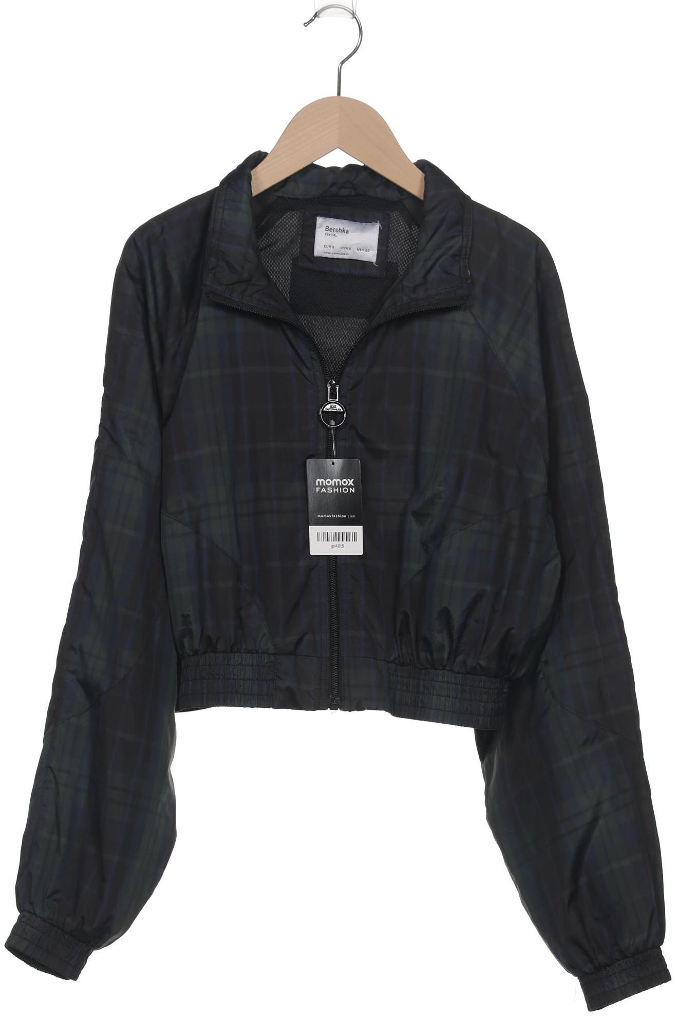 

bershka Damen Jacke, grün, Gr. 36