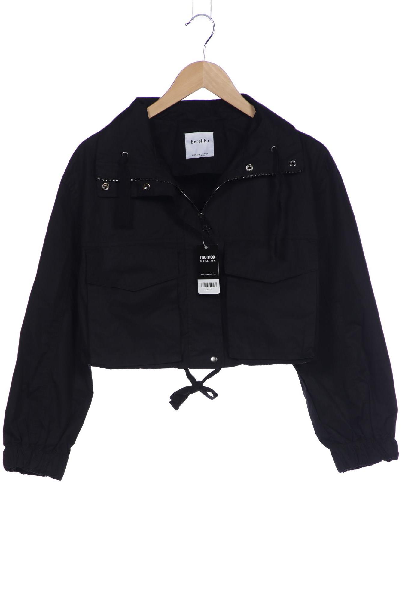 

bershka Damen Jacke, schwarz, Gr. 36
